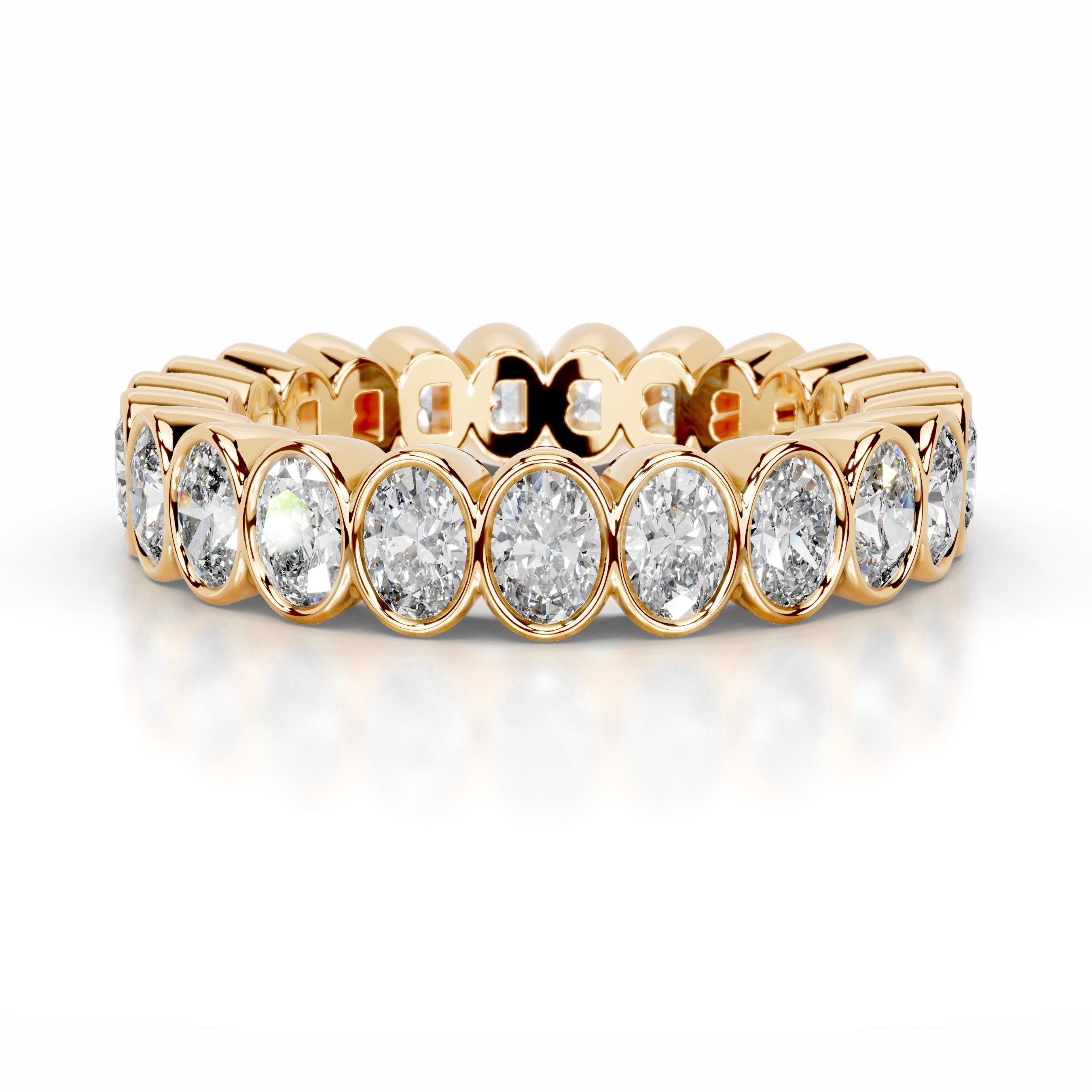 Sook Diamond Wedding band - 18K Yellow Gold