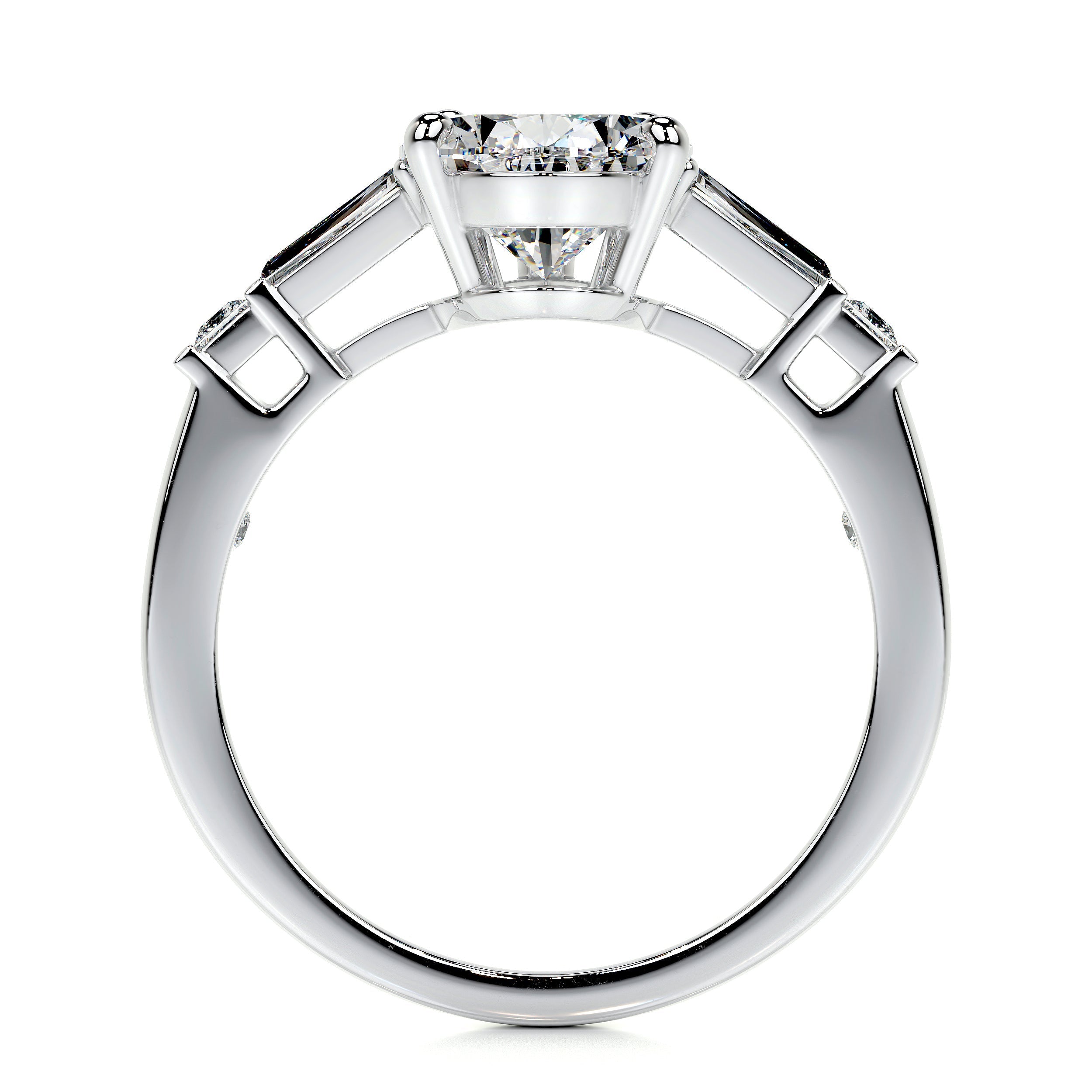 Keyshawna Lab Grown Diamond Ring -14K White Gold (RTS)