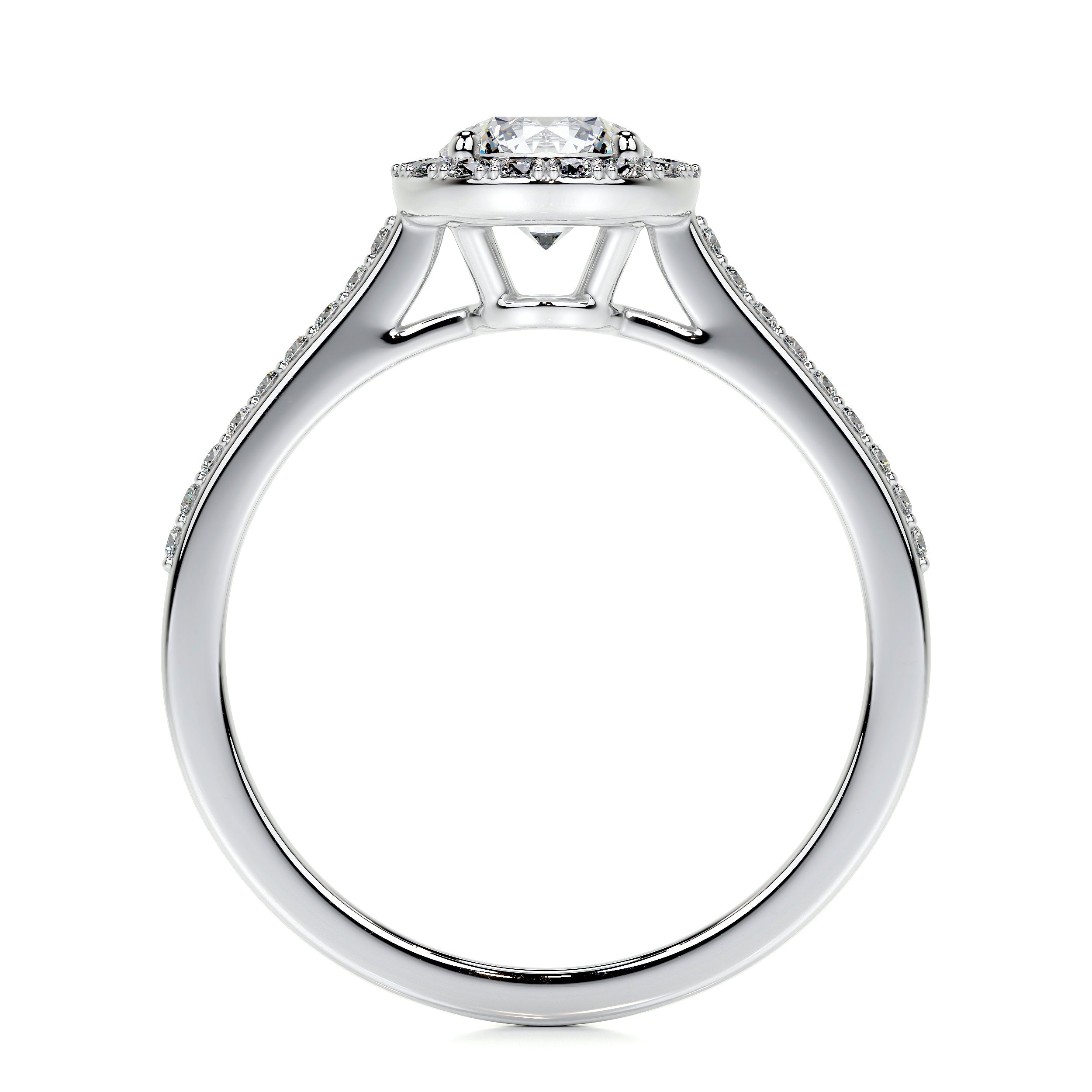 Layla Lab Grown Diamond Ring -14K White Gold (RTS)