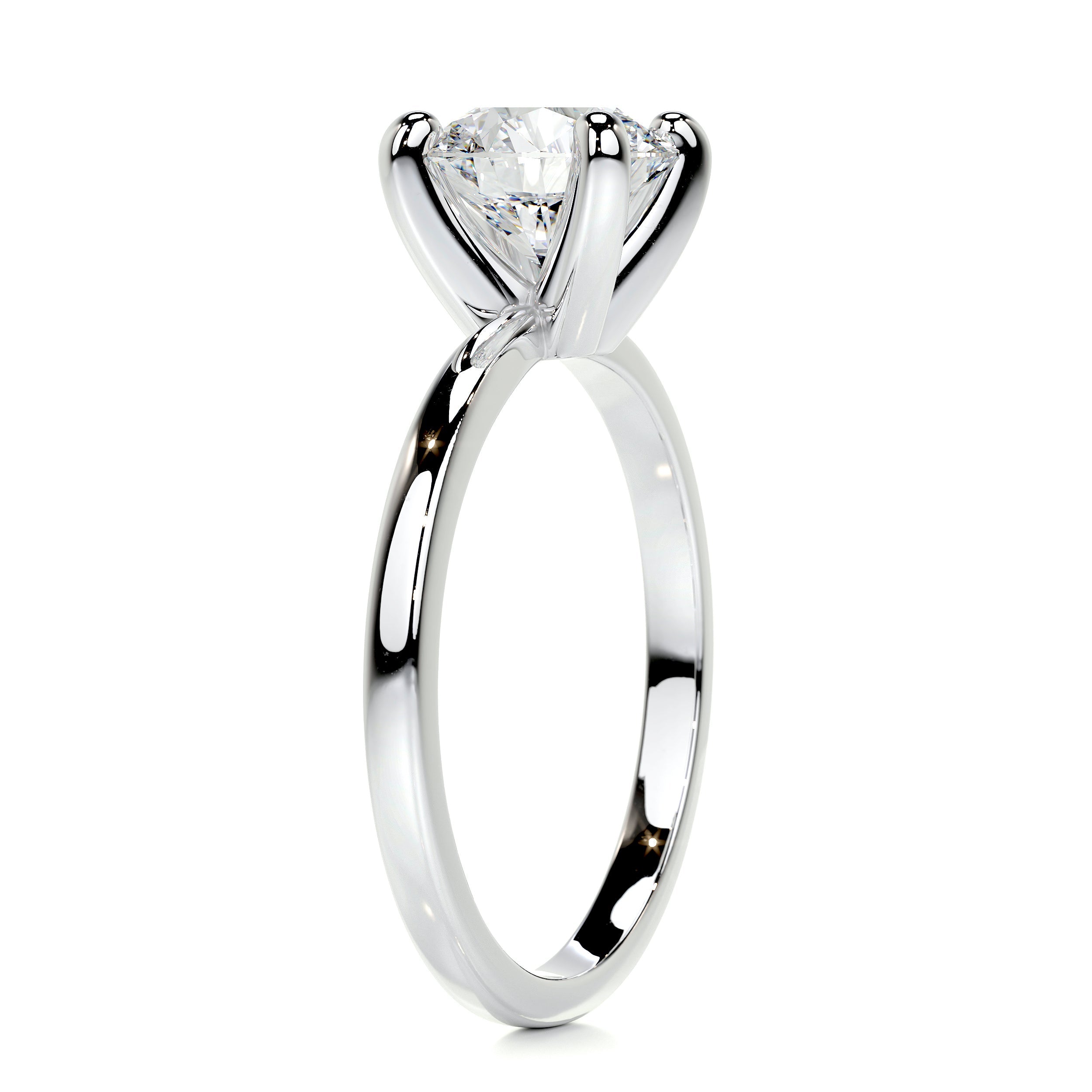Jessica Diamond Engagement Ring -18K White Gold - Main Stone 2.02 Carat