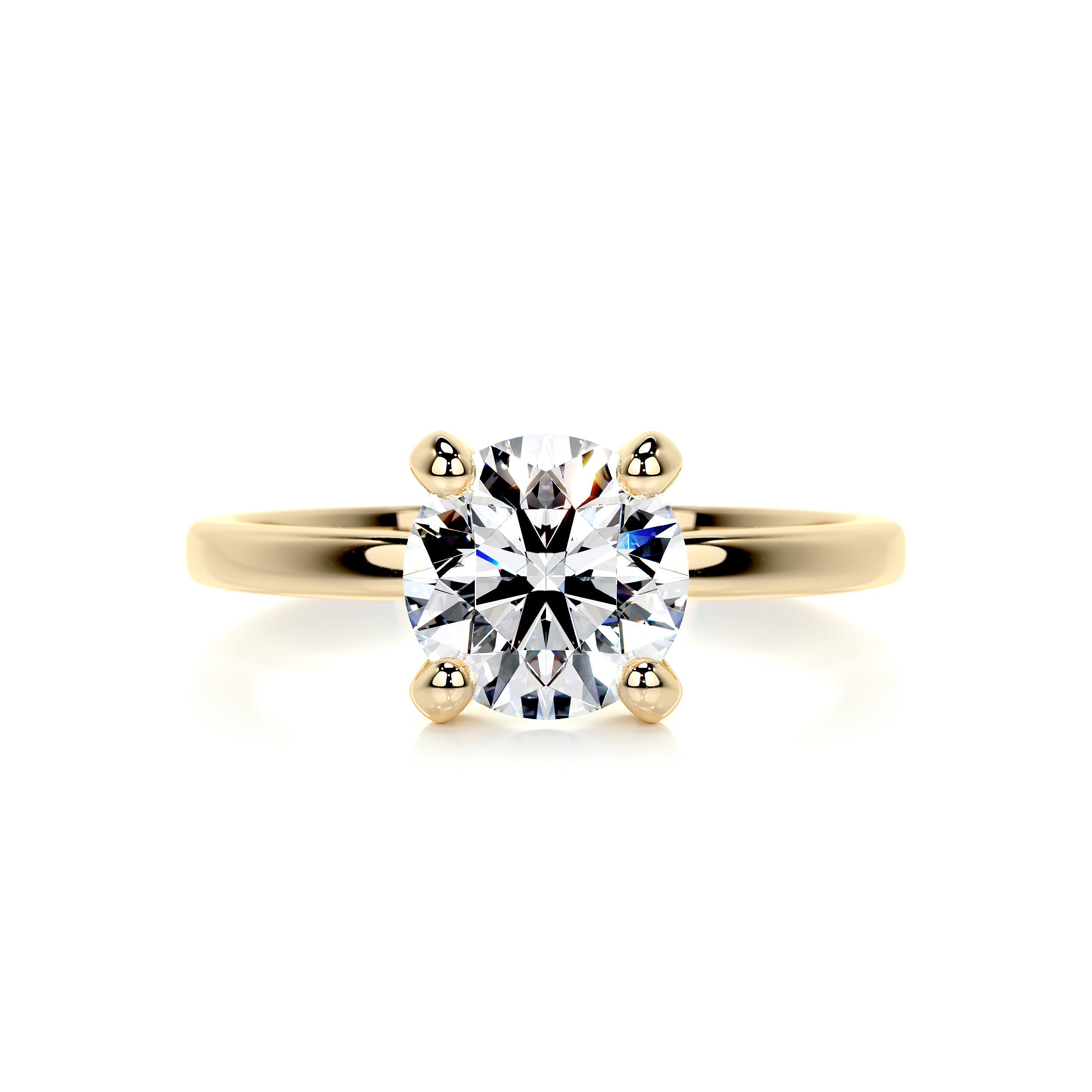 Jessica Diamond Engagement Ring -18K Yellow Gold - Main Stone 2.02 Carat