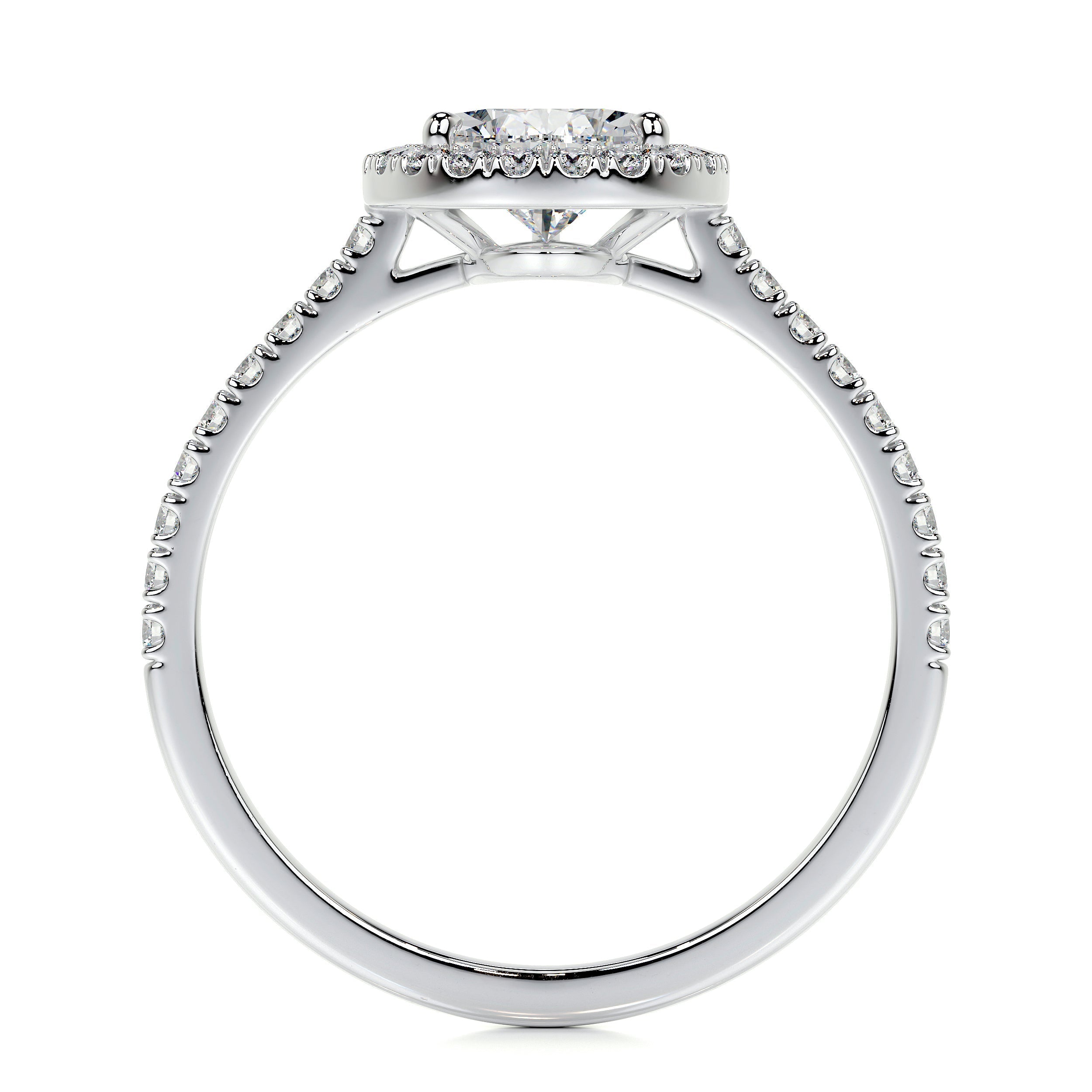 Sophia Lab Grown Diamond Ring -14K White Gold (RTS)