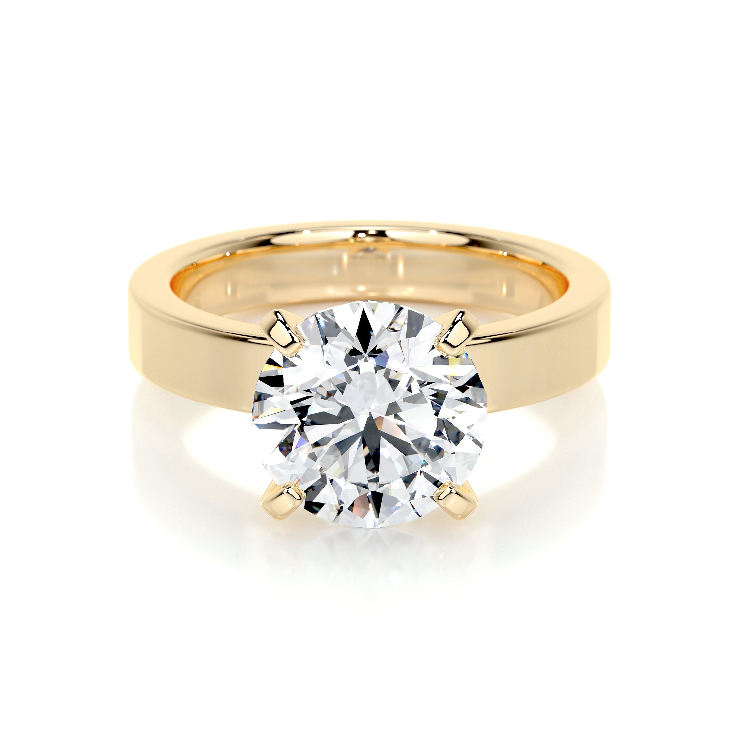 Kaia Lab Grown Diamond Ring (2 Carat) -18K Yellow Gold