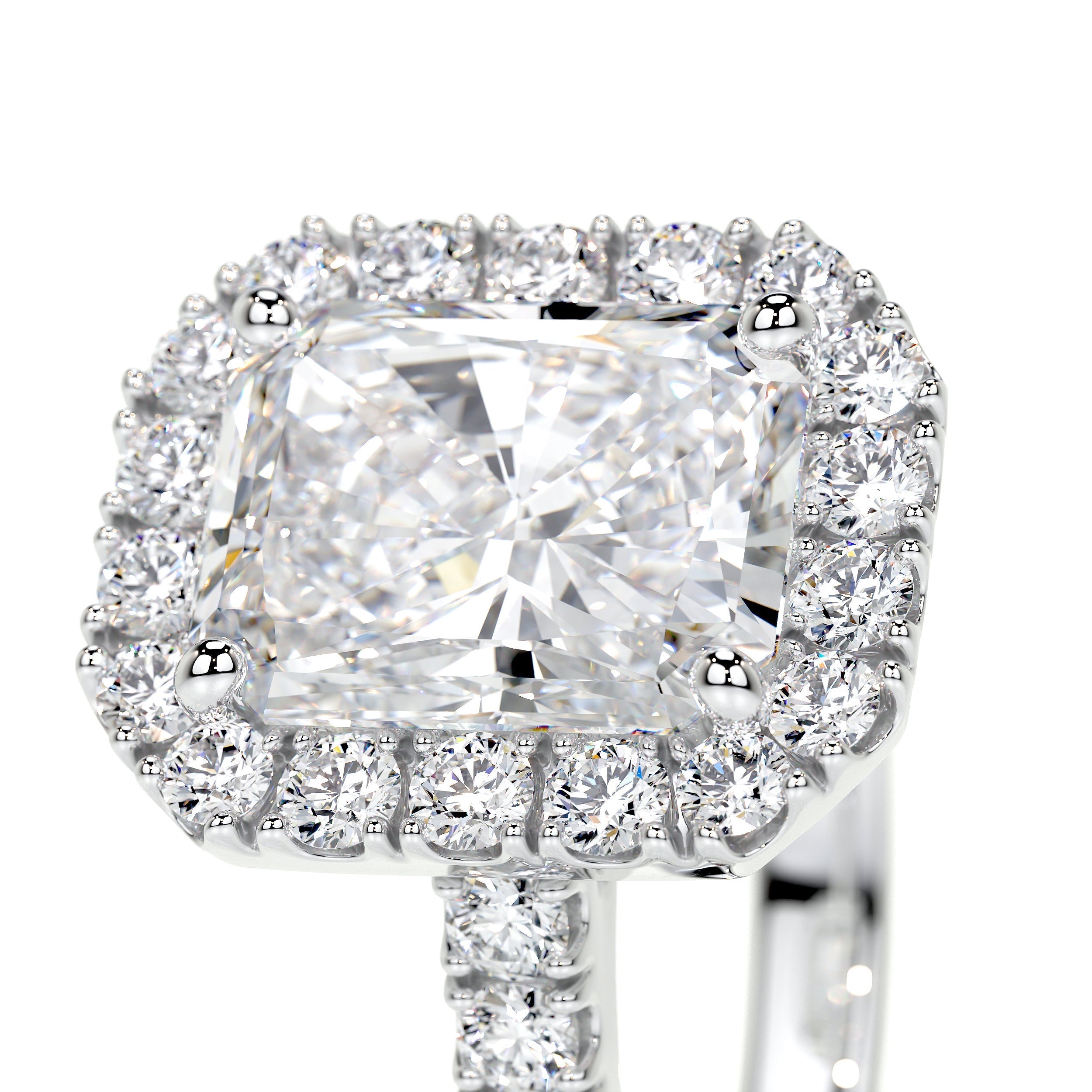 Andrea Lab Grown Diamond Ring (2.5 Carat) -18K White Gold