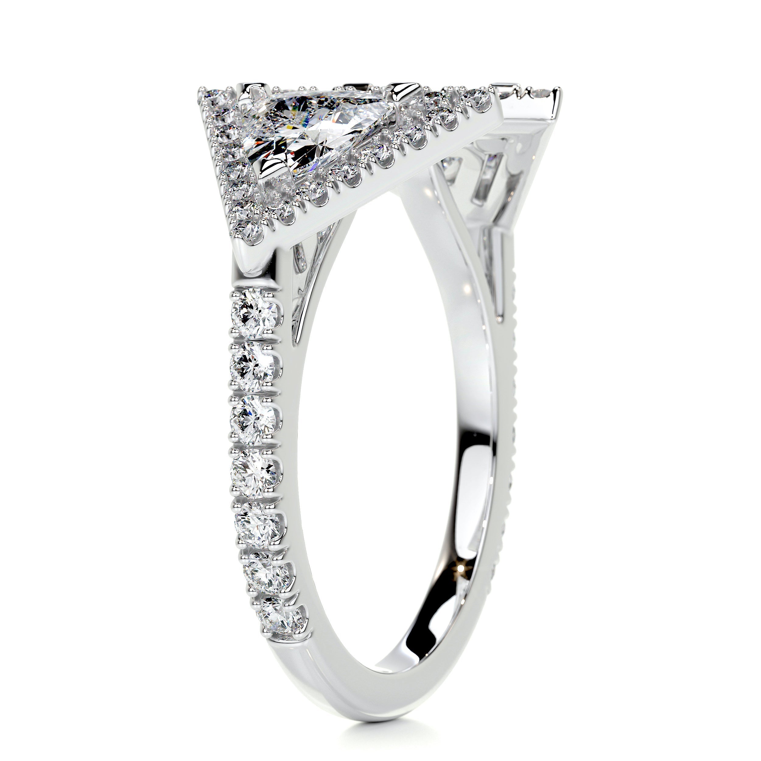 Olivia Fashion Diamond Ring (1 carat) -14K White Gold (RTS)