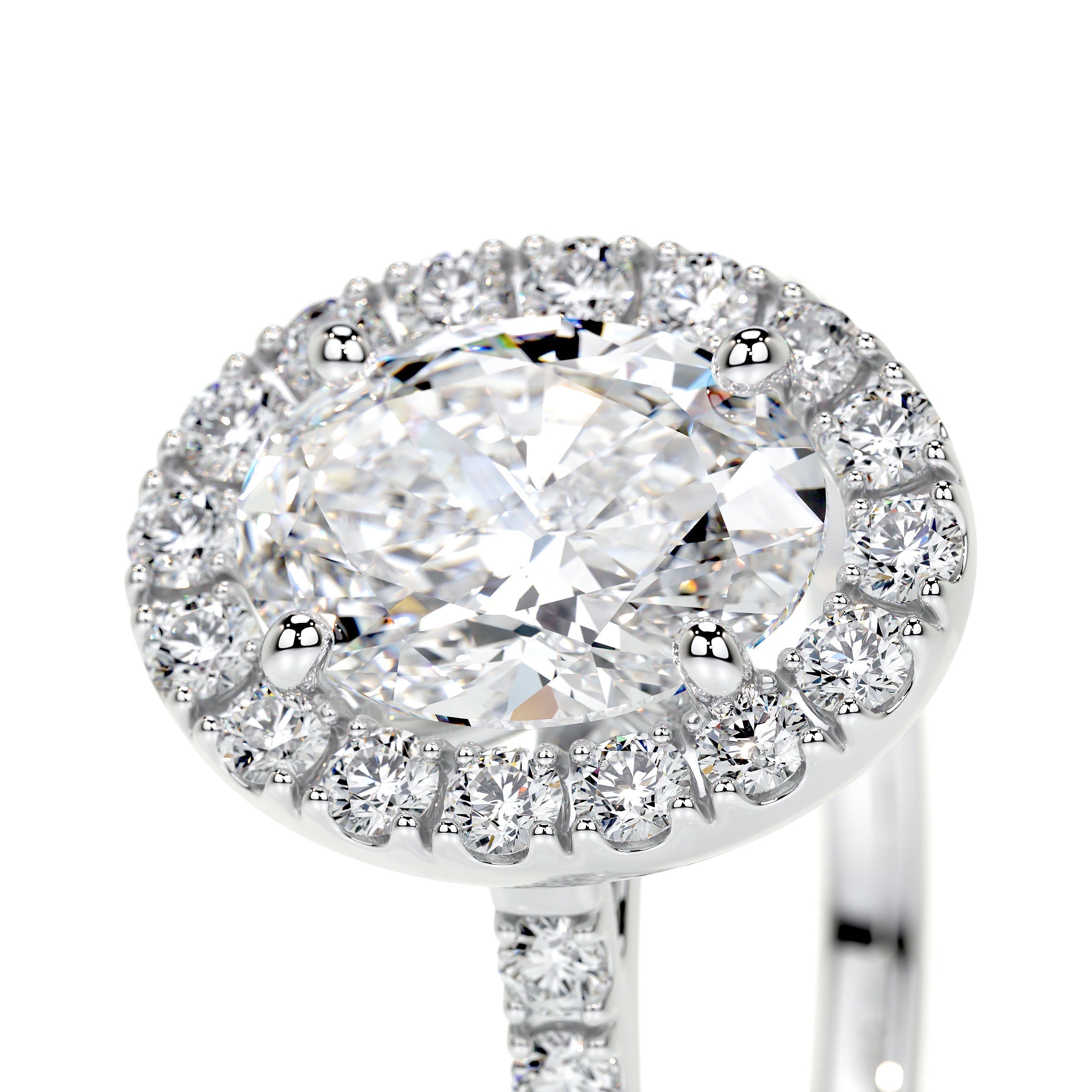 Maria Lab Grown Diamond Ring (1.3 Carat) - 18K White Gold