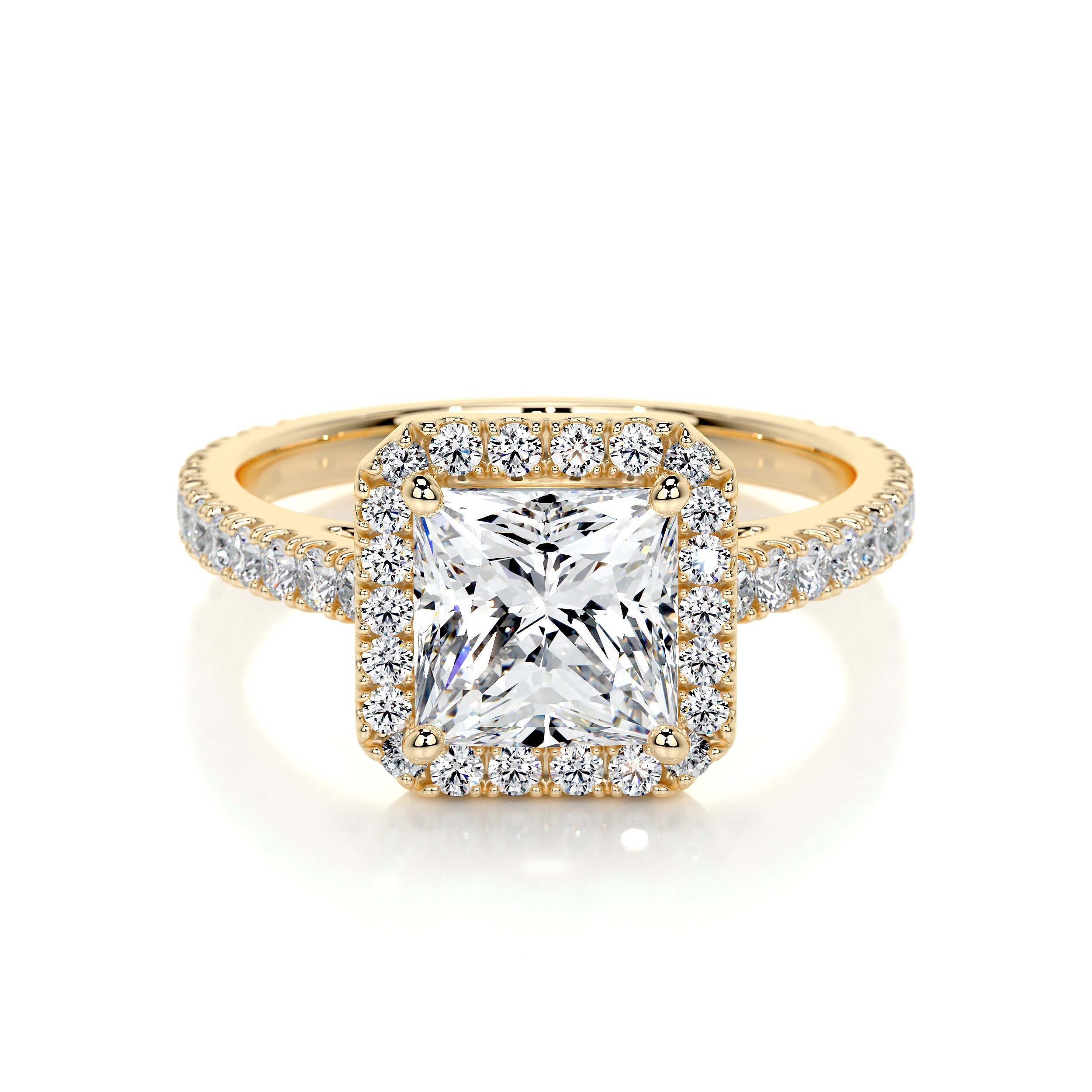 Selena Lab Grown Diamond Ring -14K Yellow Gold (RTS)