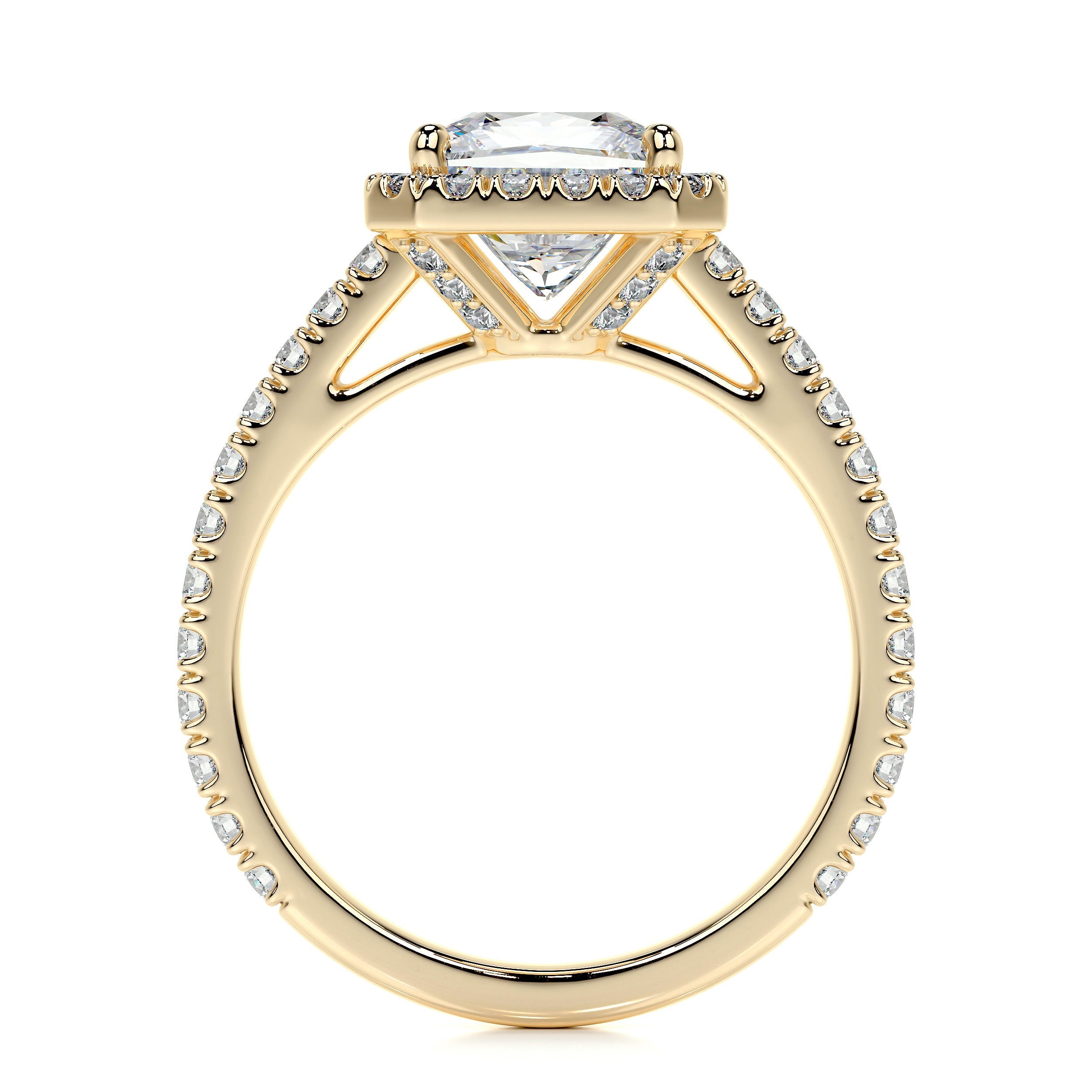 Selena Lab Grown Diamond Ring -14K Yellow Gold (RTS)