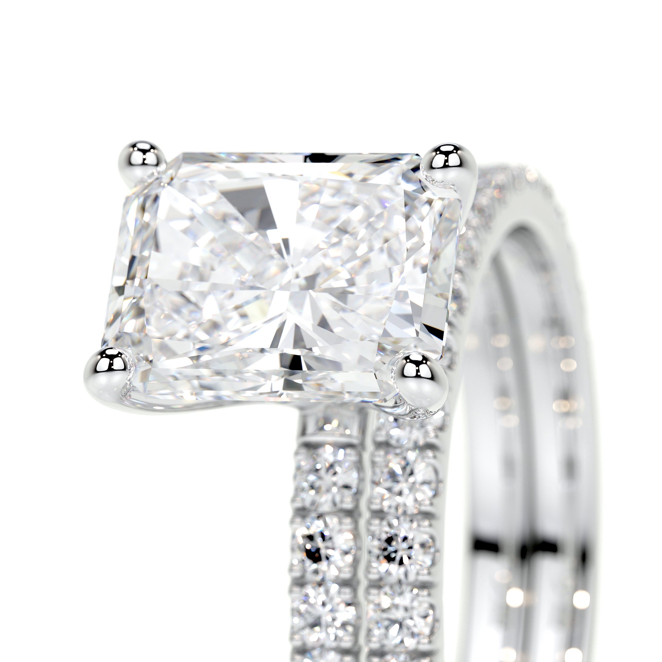 Audrey Lab Grown Diamond Bridal Set (2.5 Carat) -14K White Gold