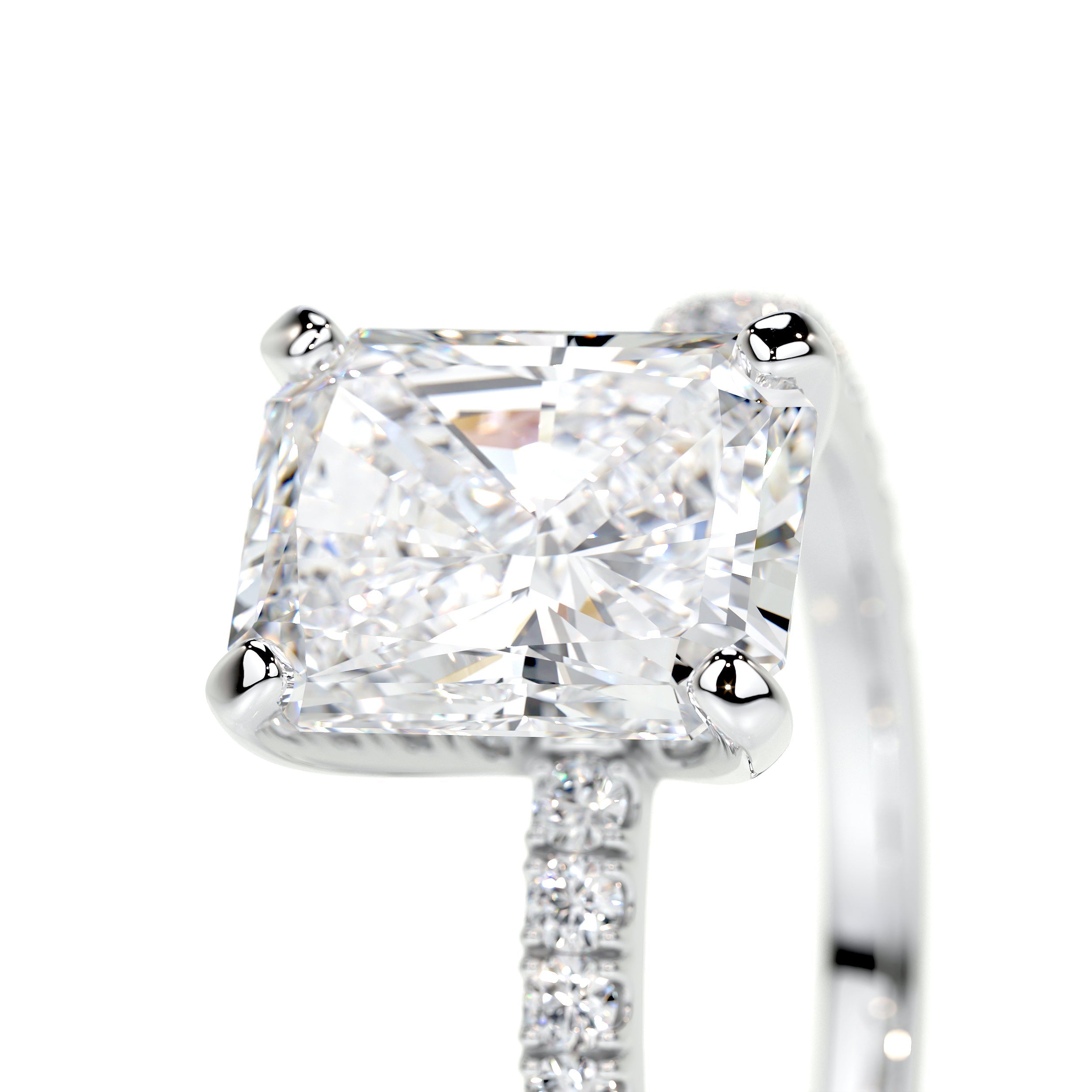 Audrey Lab Grown Diamond Ring (2.3 Carat) -Platinum