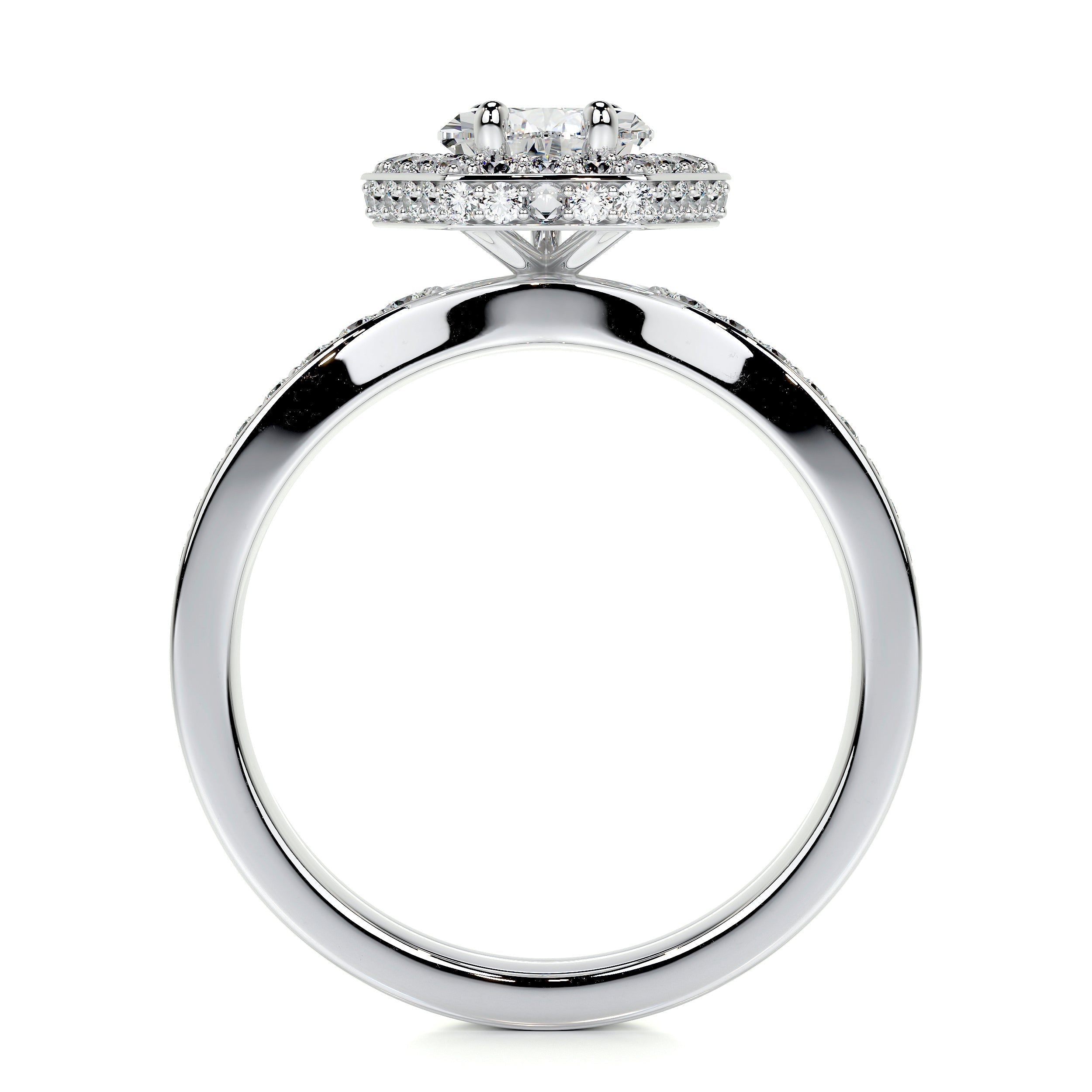 Kendall Lab Grown Diamond Bridal Set (2.5 Carat) -18K White Gold