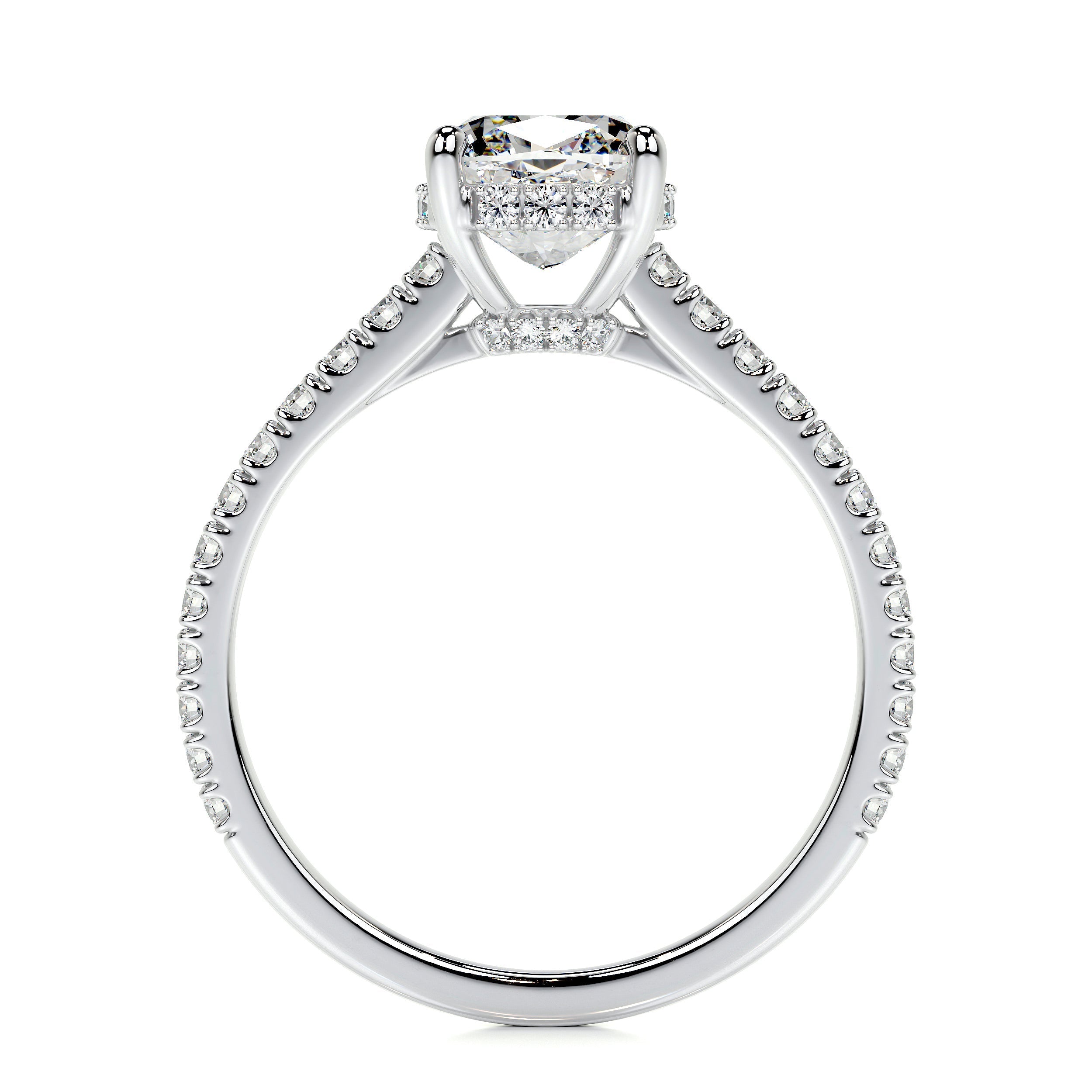 Cassandra Lab Grown Diamond Ring (2 Carat) -Platinum