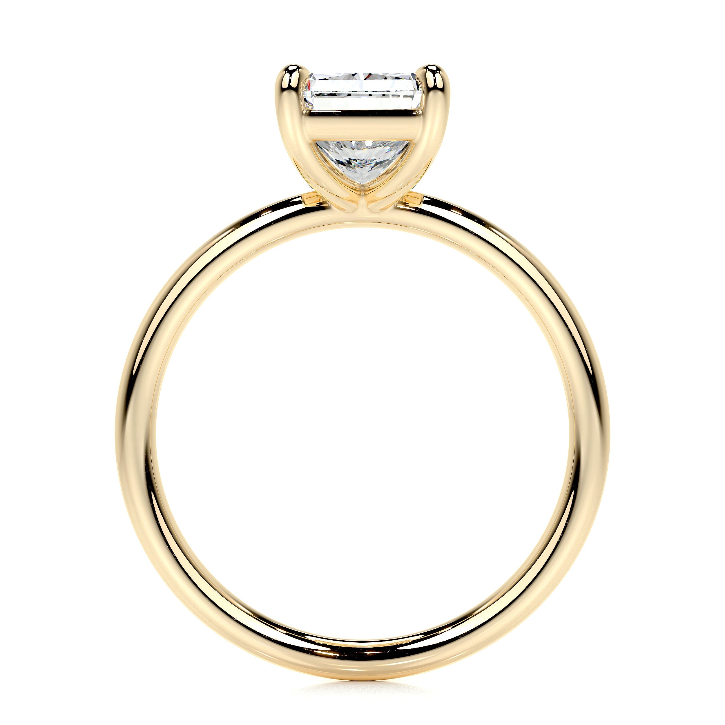 Harper Lab Grown Diamond Ring -18K Yellow Gold (RTS)