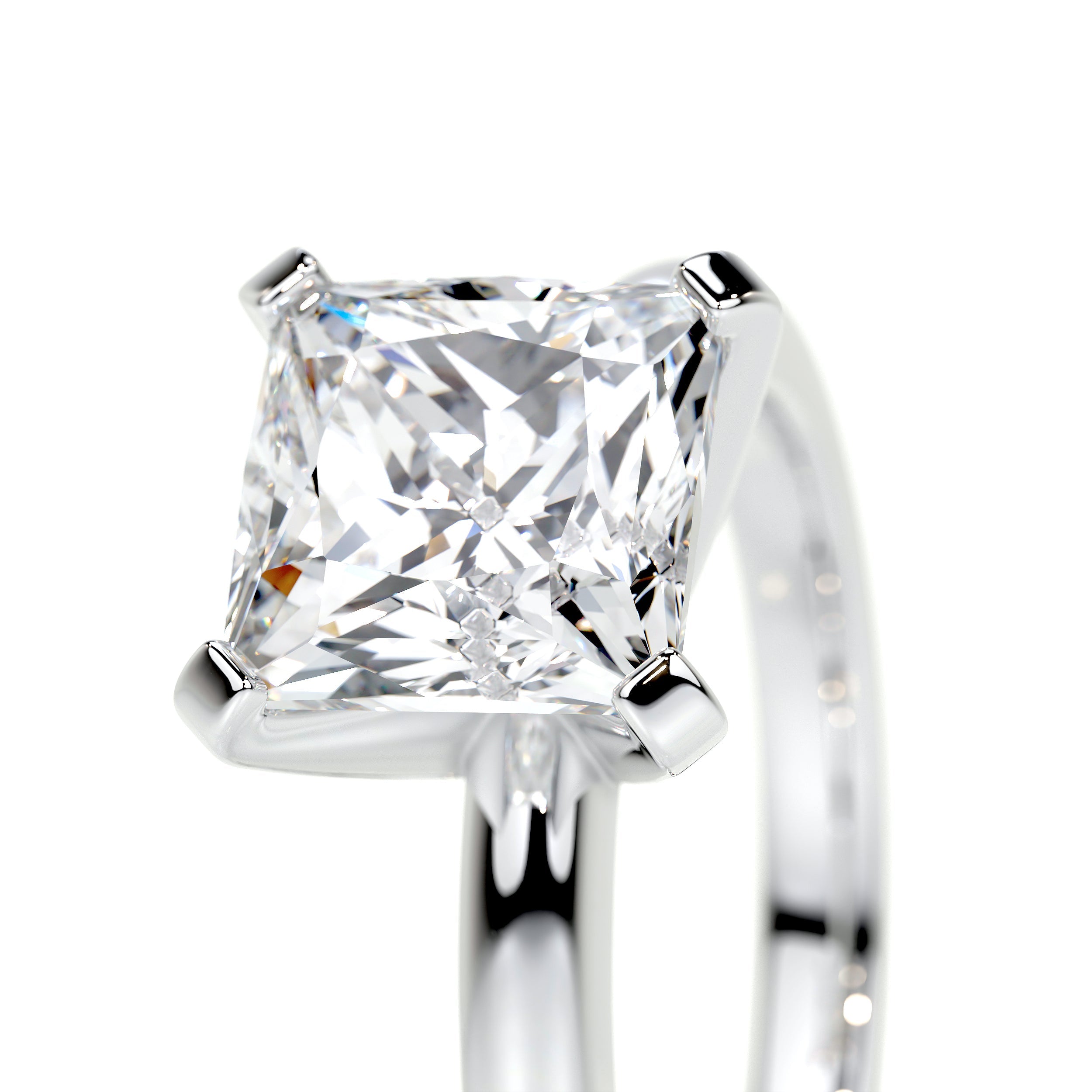 Isabelle Lab Grown Diamond Ring (2 Carat) -14K White Gold