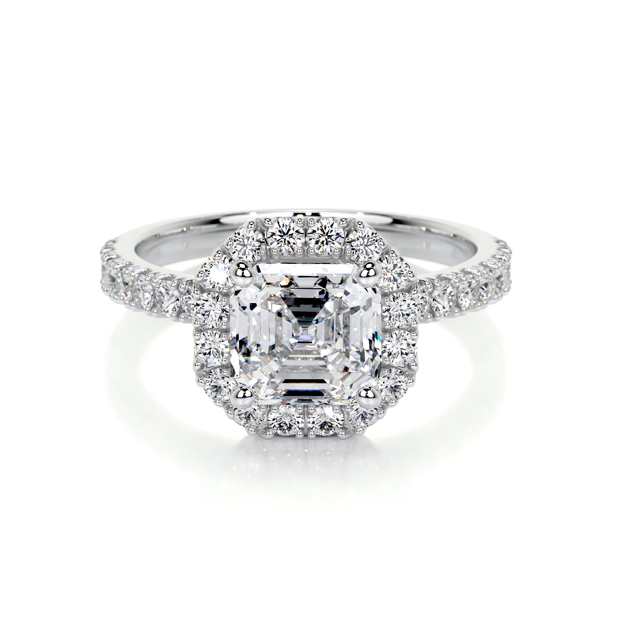 Brooklyn Lab Grown Diamond Ring (2 Carat) -14K White Gold