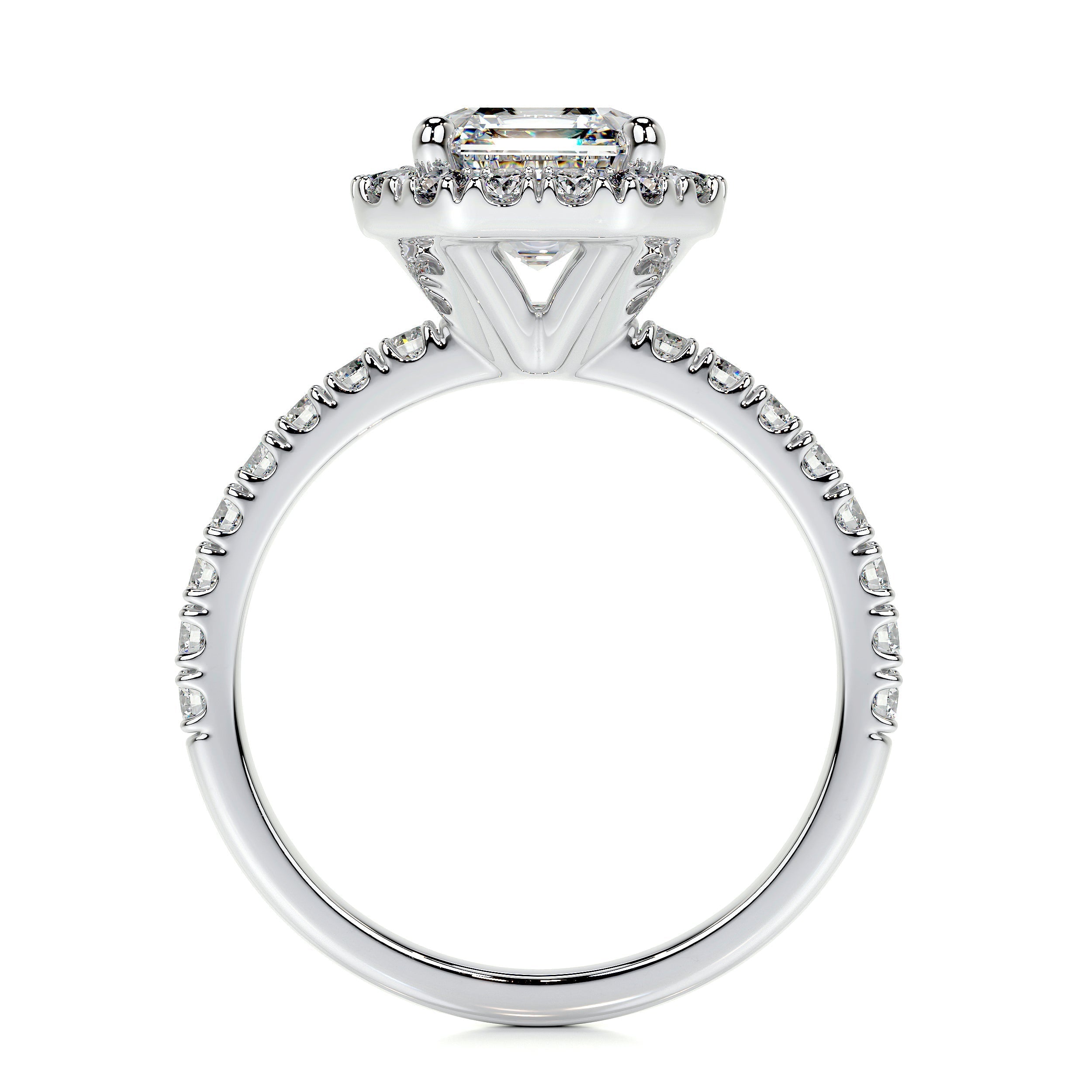 Brooklyn Lab Grown Diamond Ring (2 Carat) -14K White Gold