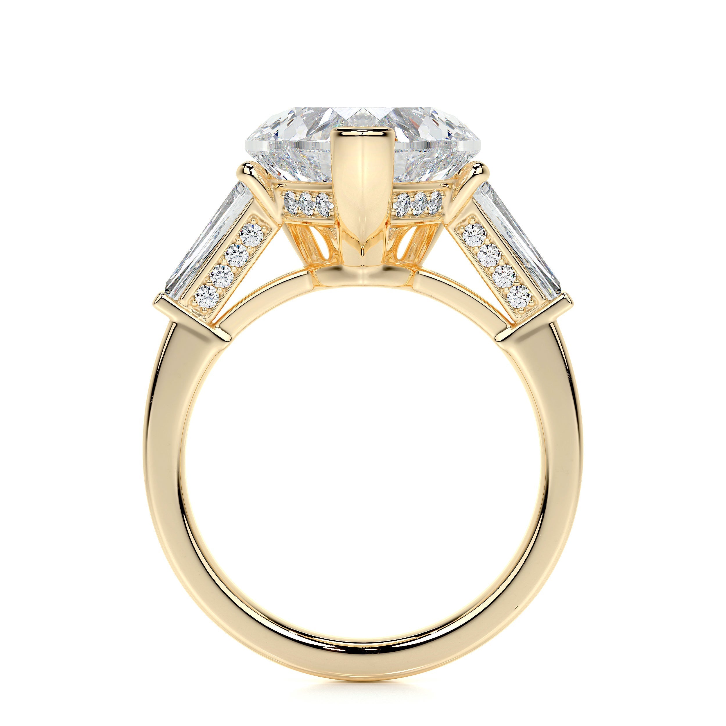 Skylar Lab Grown Diamond Ring - 18K Yellow Gold