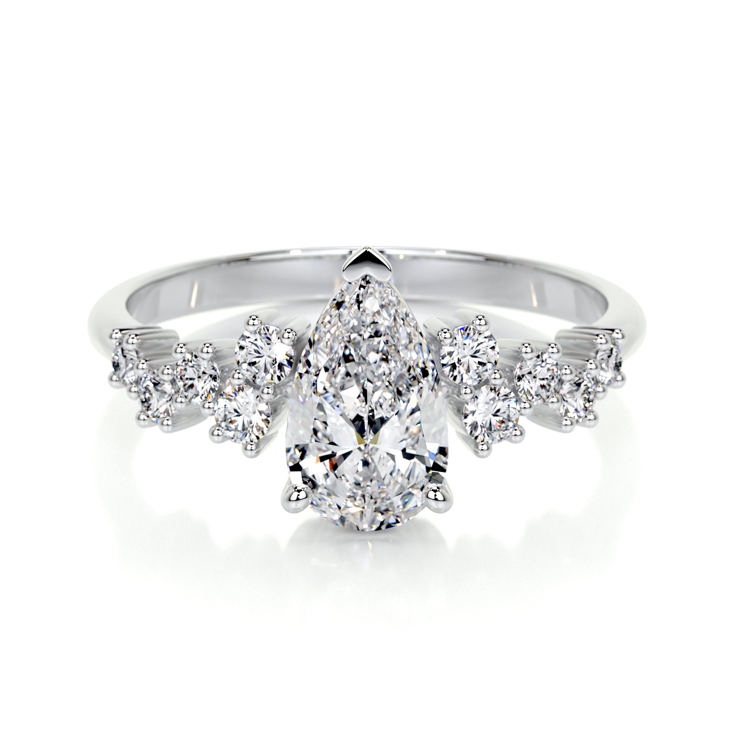 Mabel Lab Grown Diamond Ring -18K White Gold (RTS)