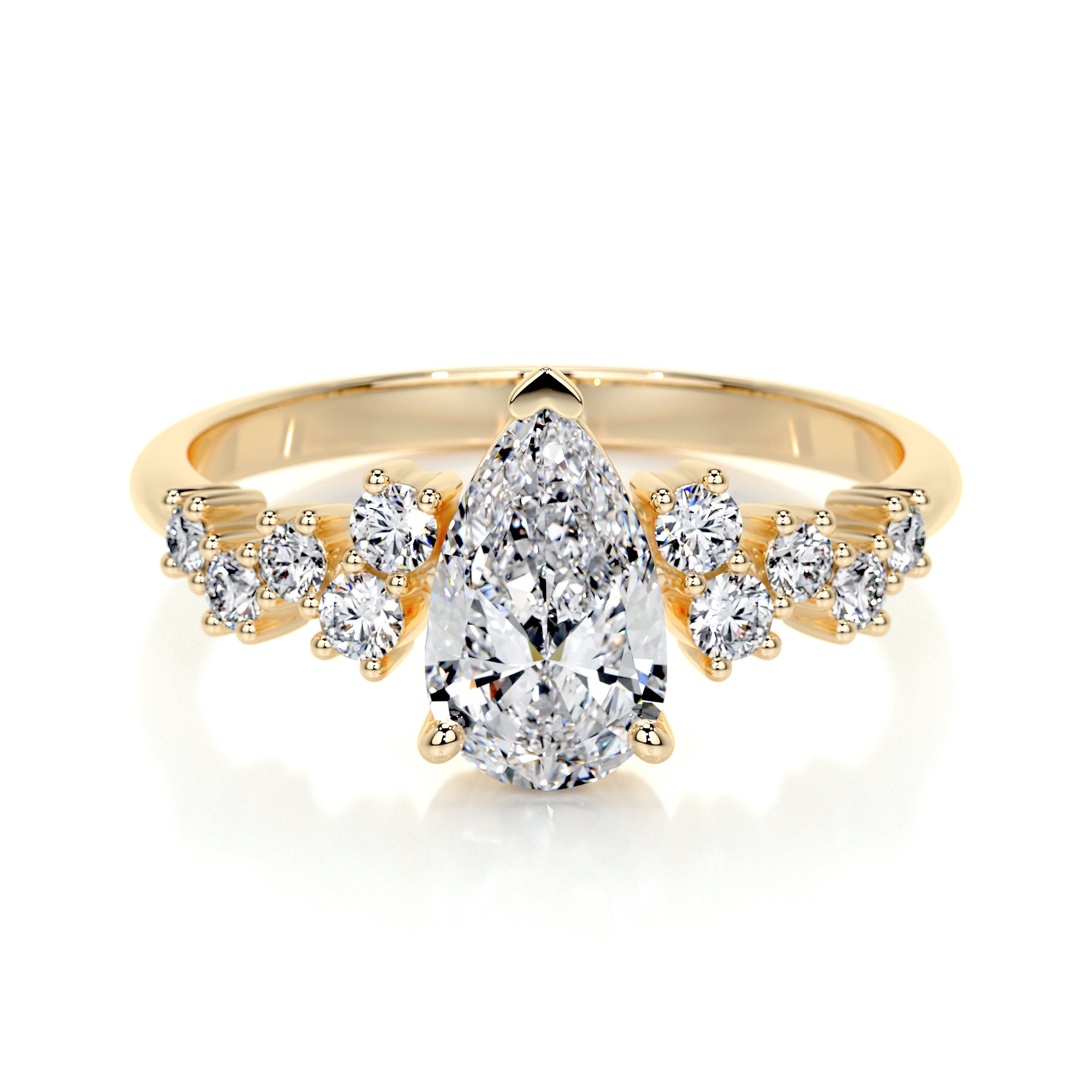 Mabel Lab Grown Diamond Ring -18K Yellow Gold (RTS)