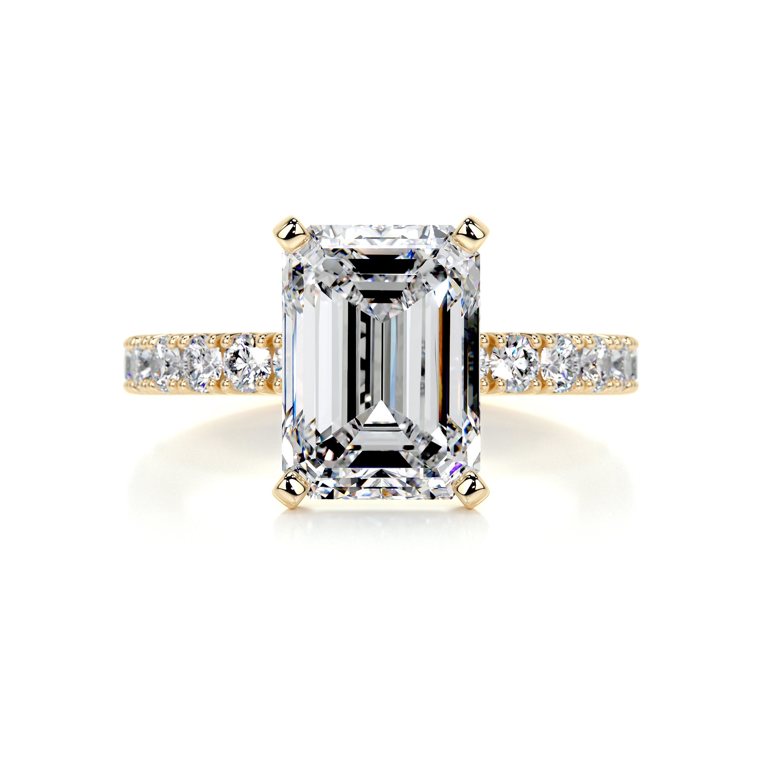 Royal Diamond Engagement Ring -18K Yellow Gold (RTS)