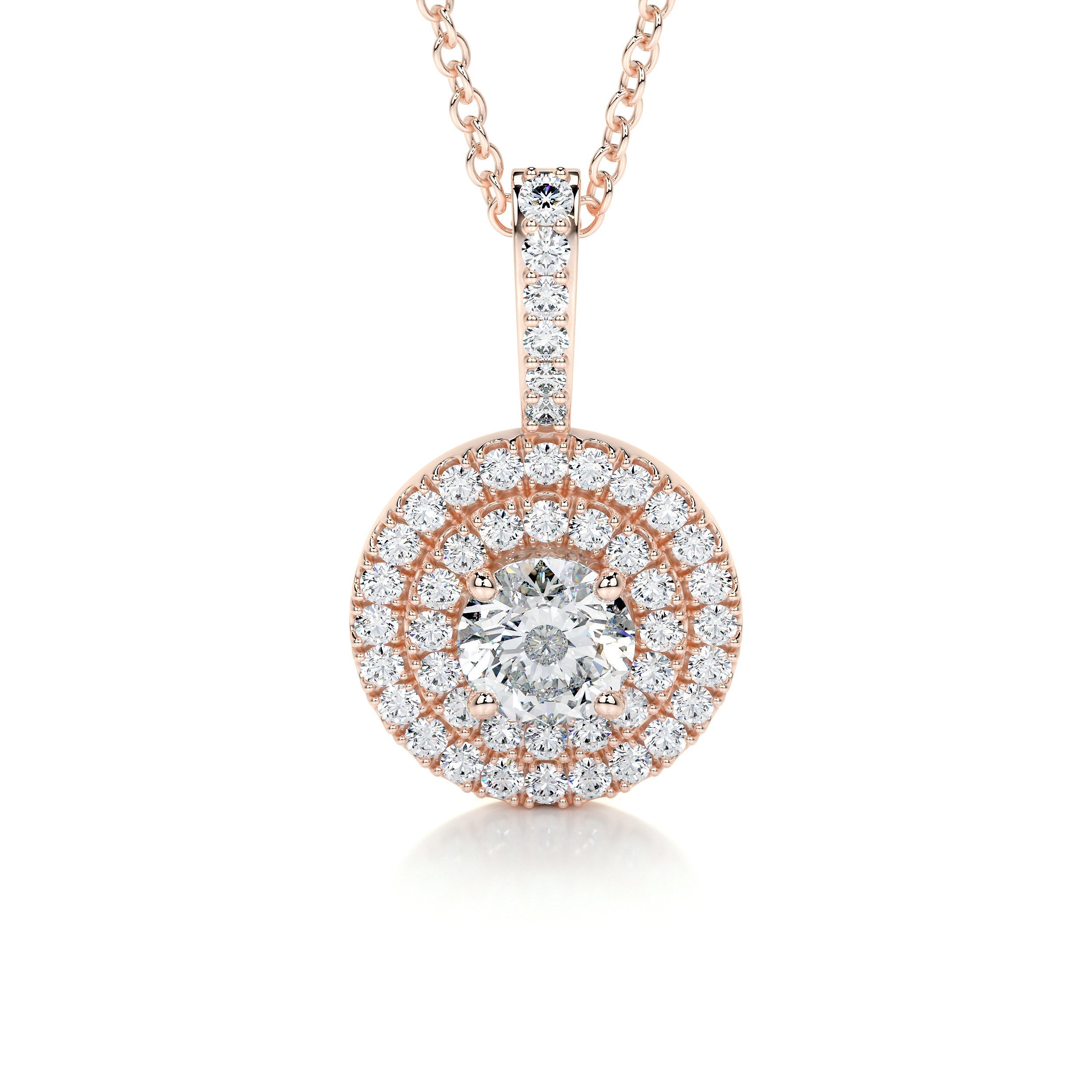 Petit Averi Lab Grown Diamond Pendant -14K Rose Gold