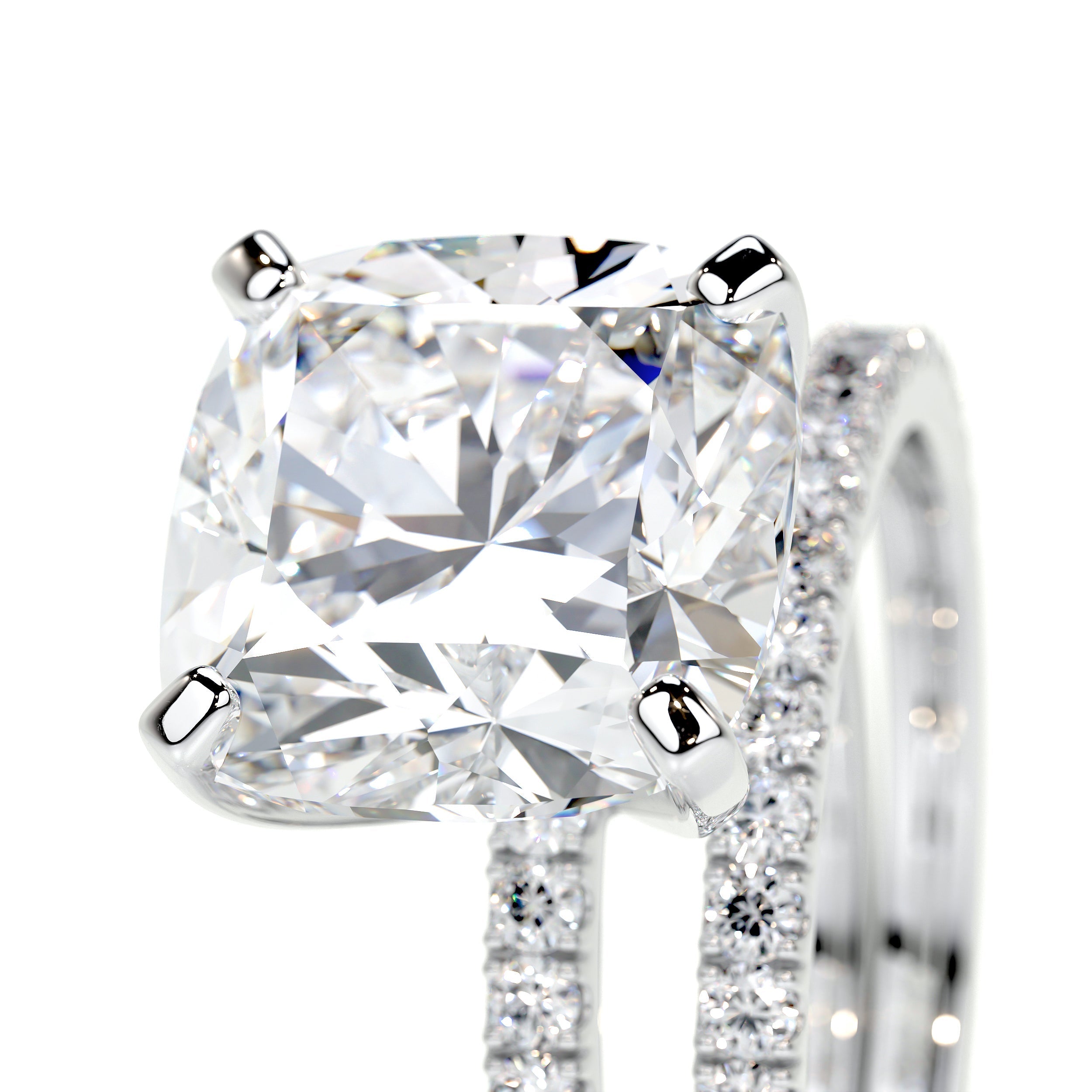 Stephanie Lab Grown Diamond Bridal Set -14K White Gold (RTS)