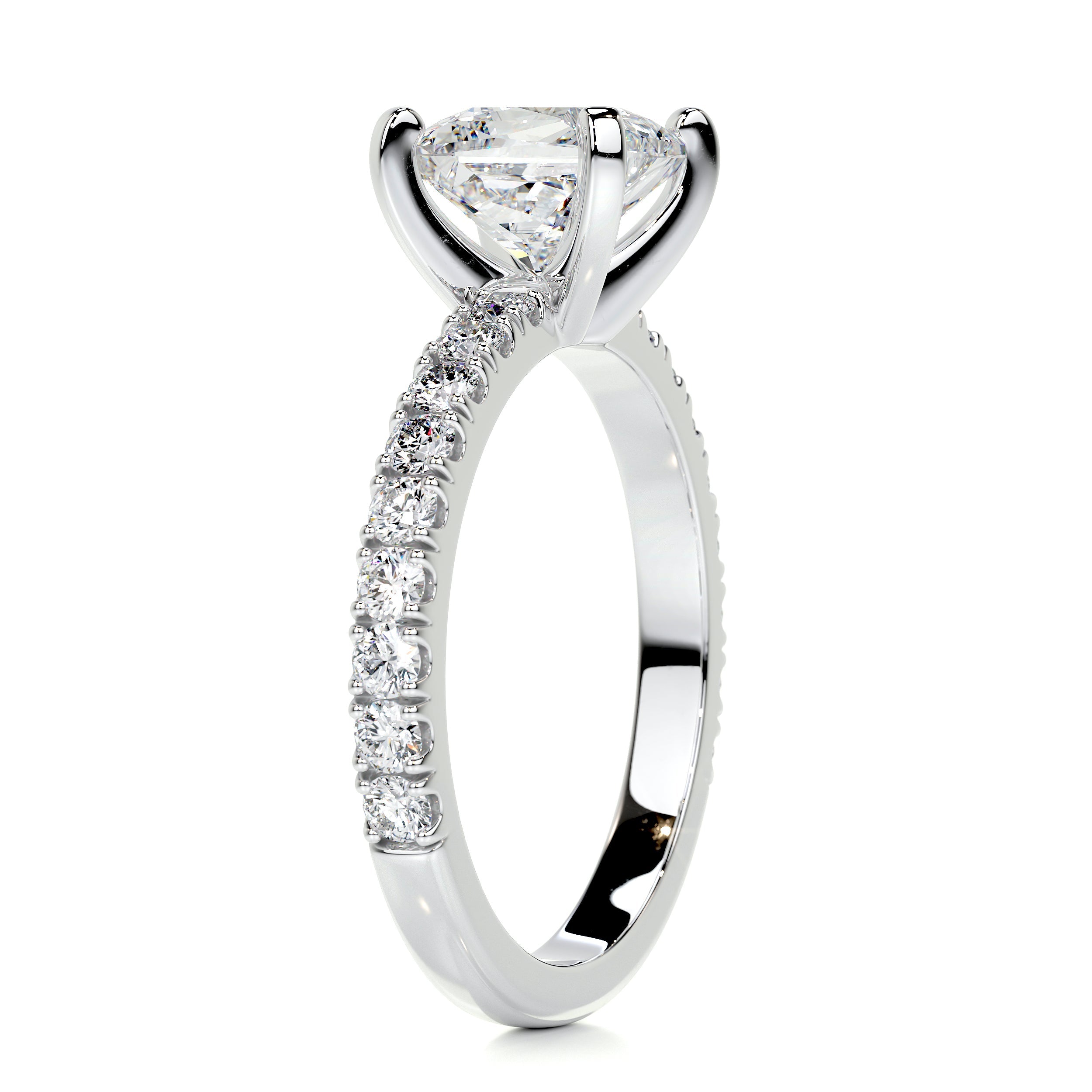 Blair Moissanite & Diamonds Ring -Platinum