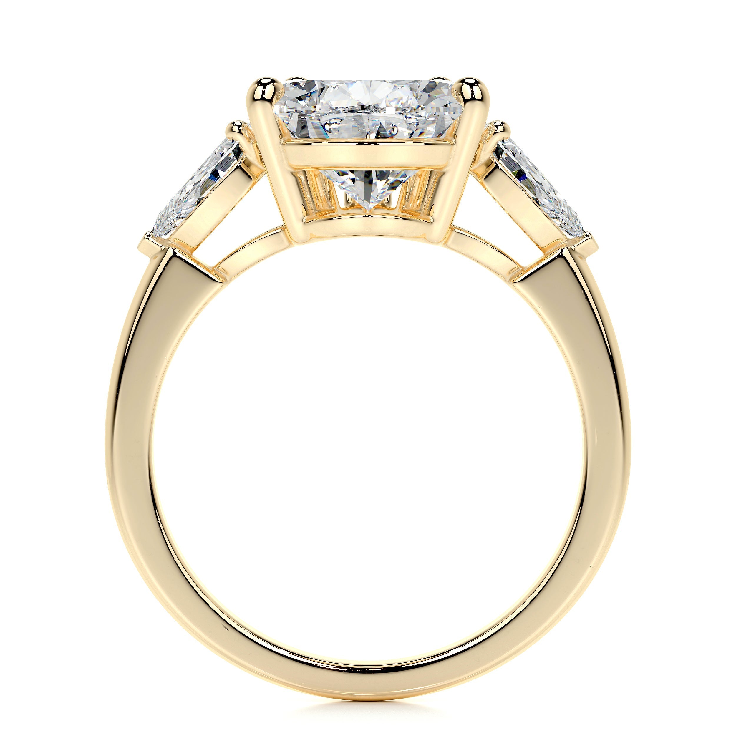 Kamala Lab Grown Diamond Ring (5.5 Carat) -18K Yellow Gold