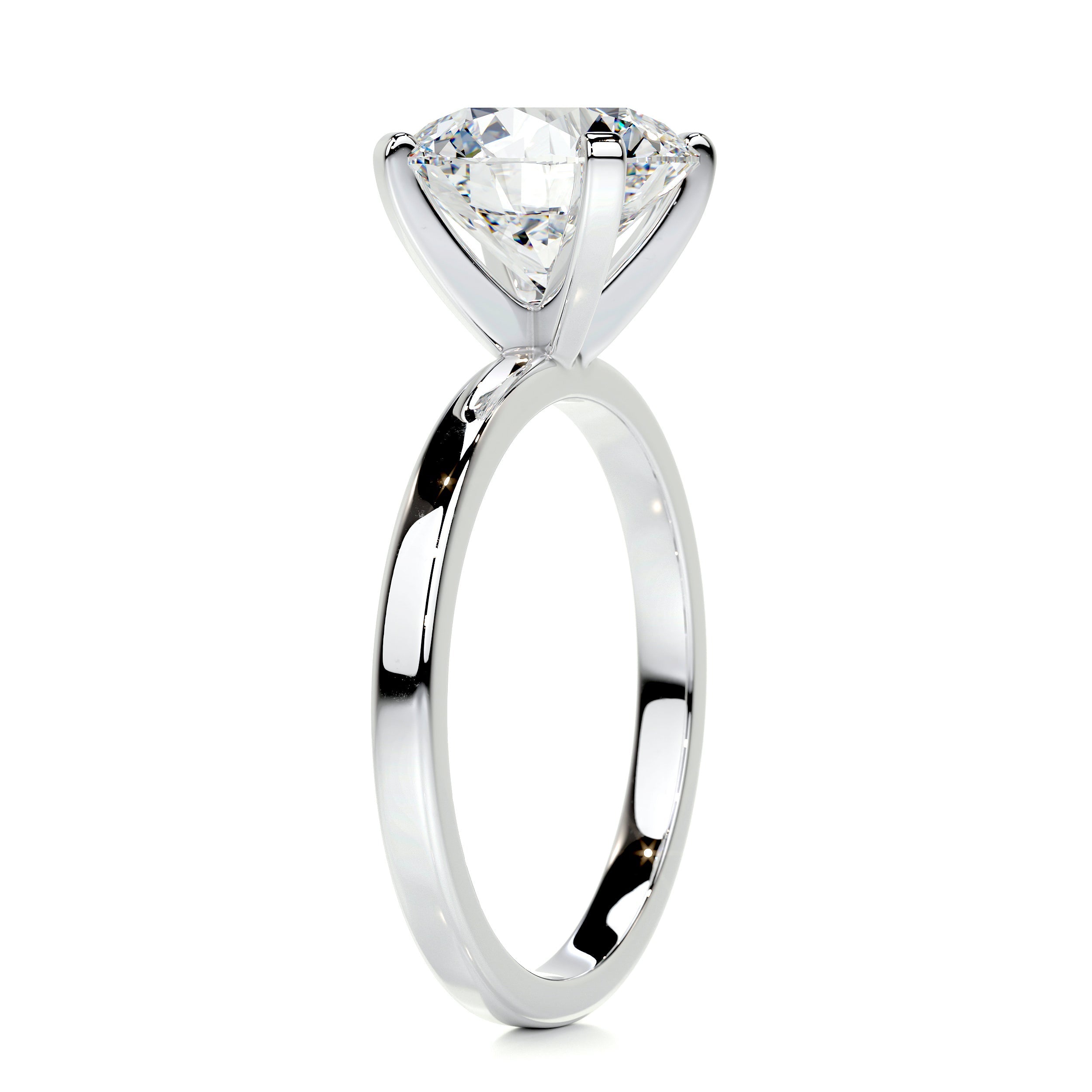 Jessica Diamond Engagement Ring -Platinum - Main Stone 5.85 Carat