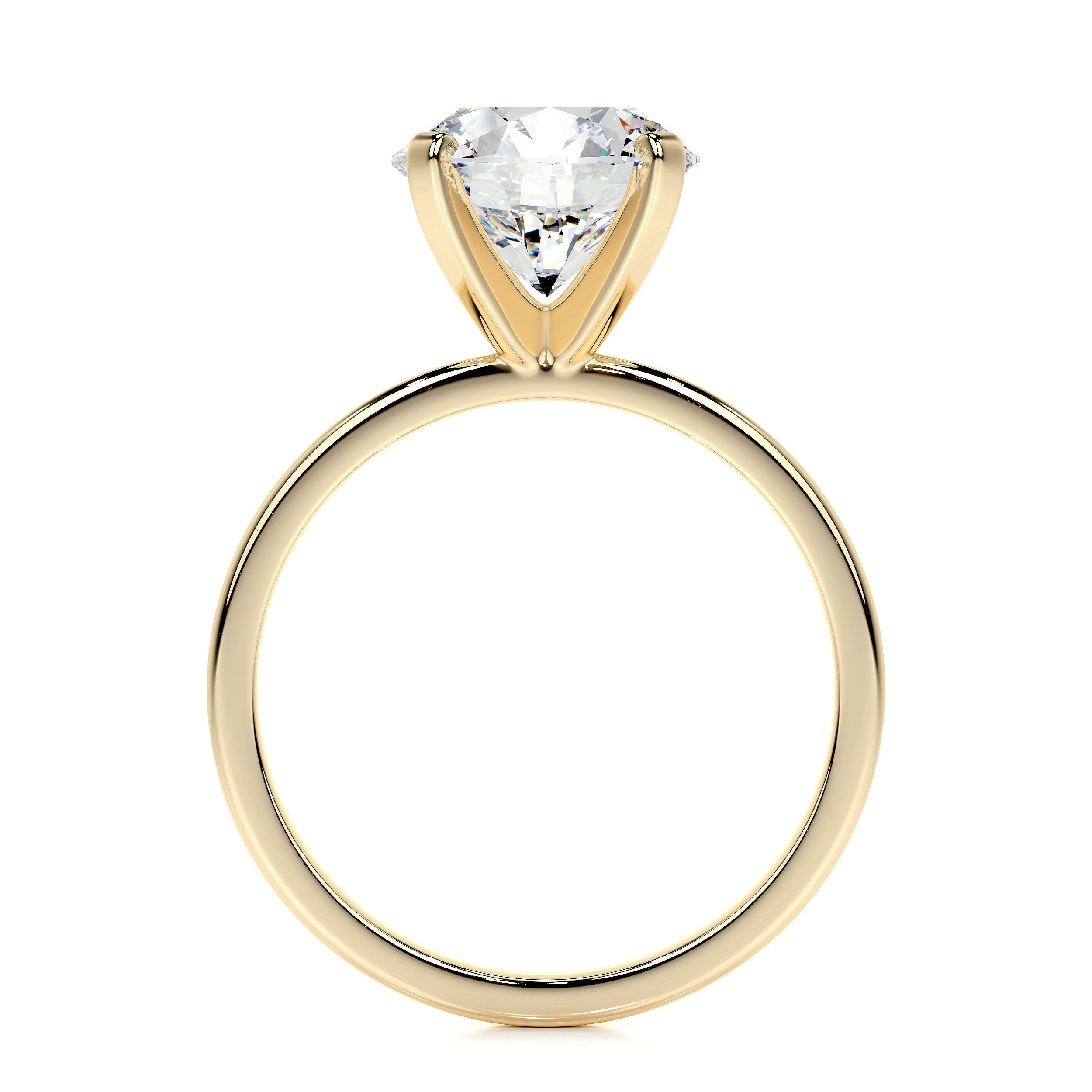 Jessica Lab Grown Diamond Ring (3 Carat) -18K Yellow Gold