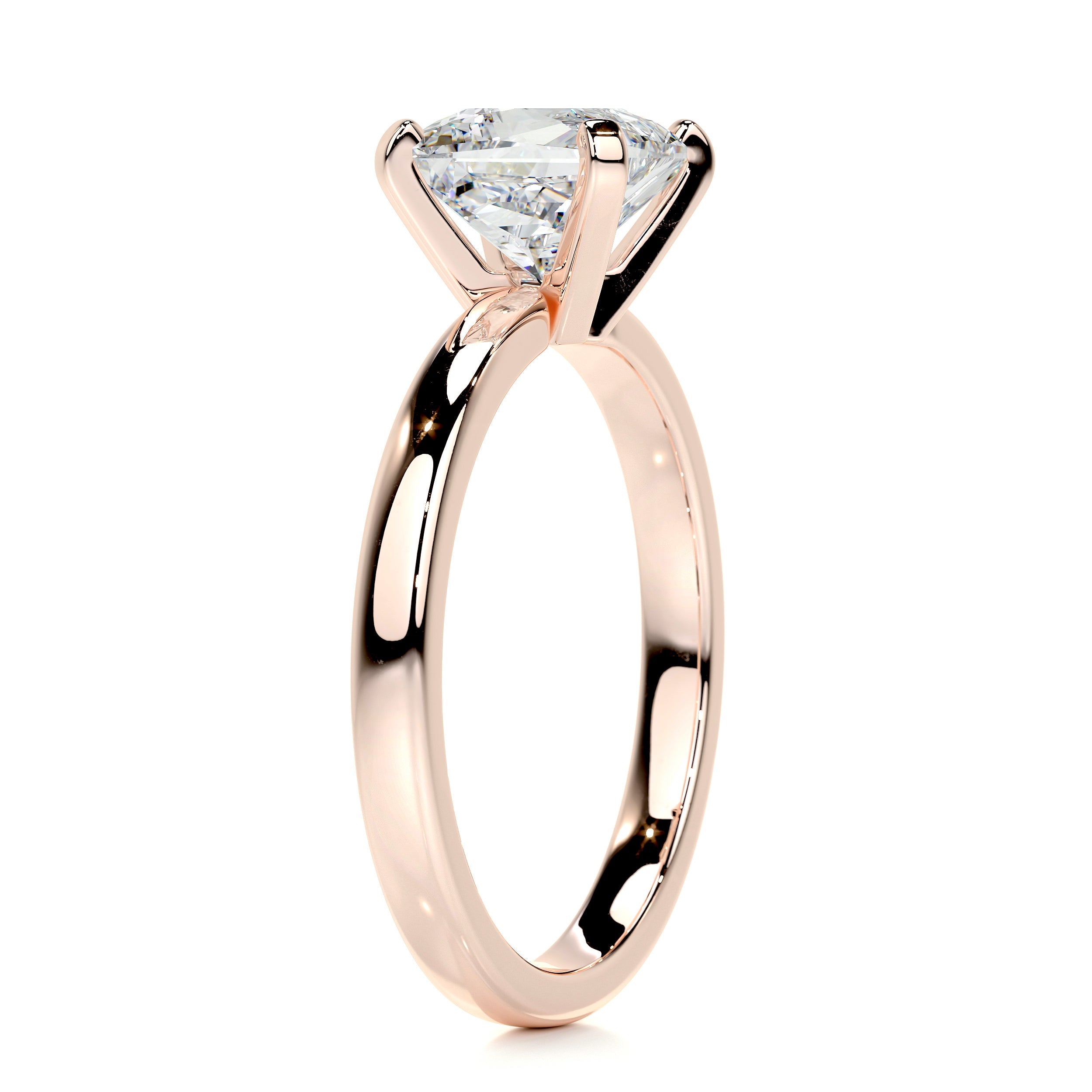 Isabelle Moissanite & Ring -14K Rose Gold