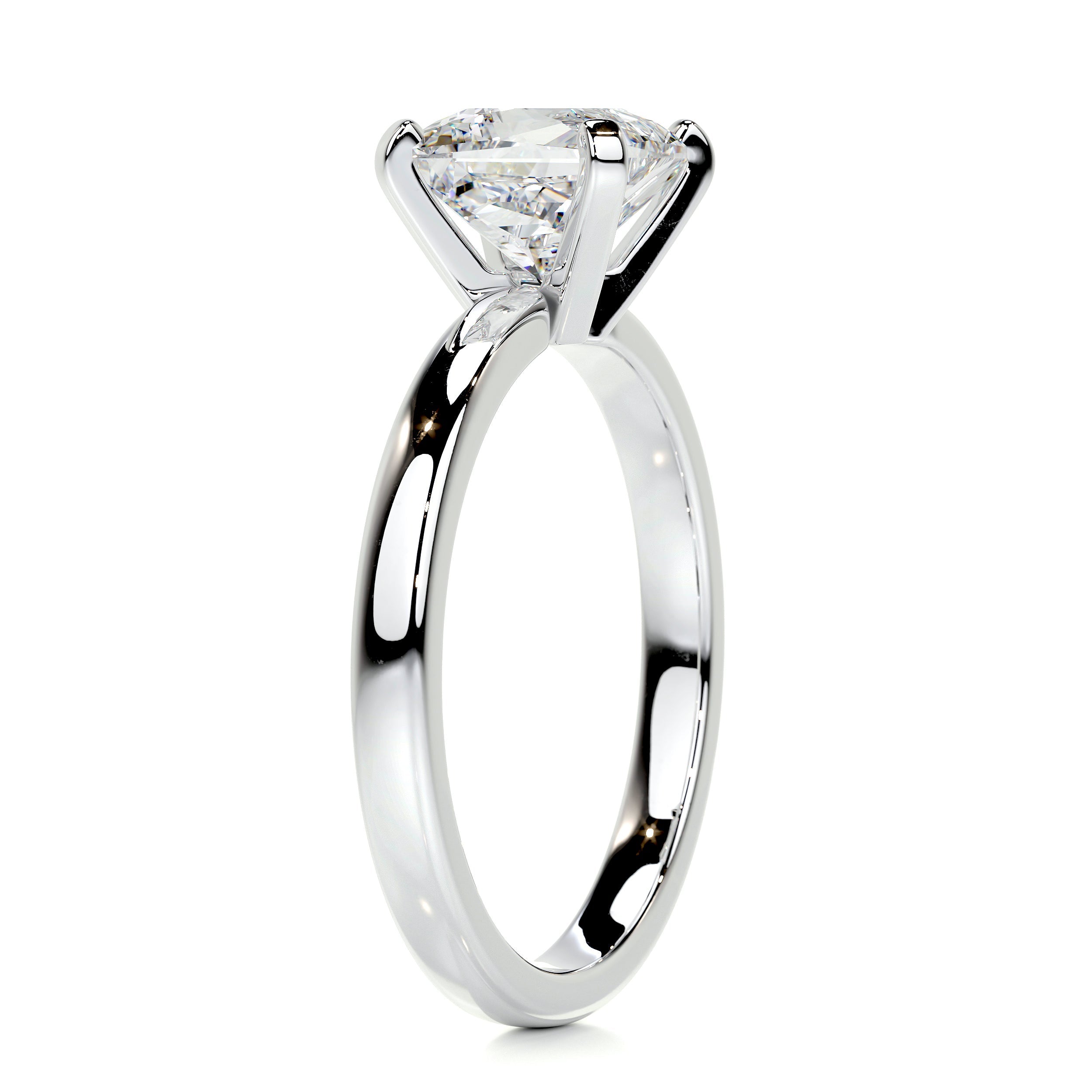 Isabelle Moissanite & Ring -14K White Gold