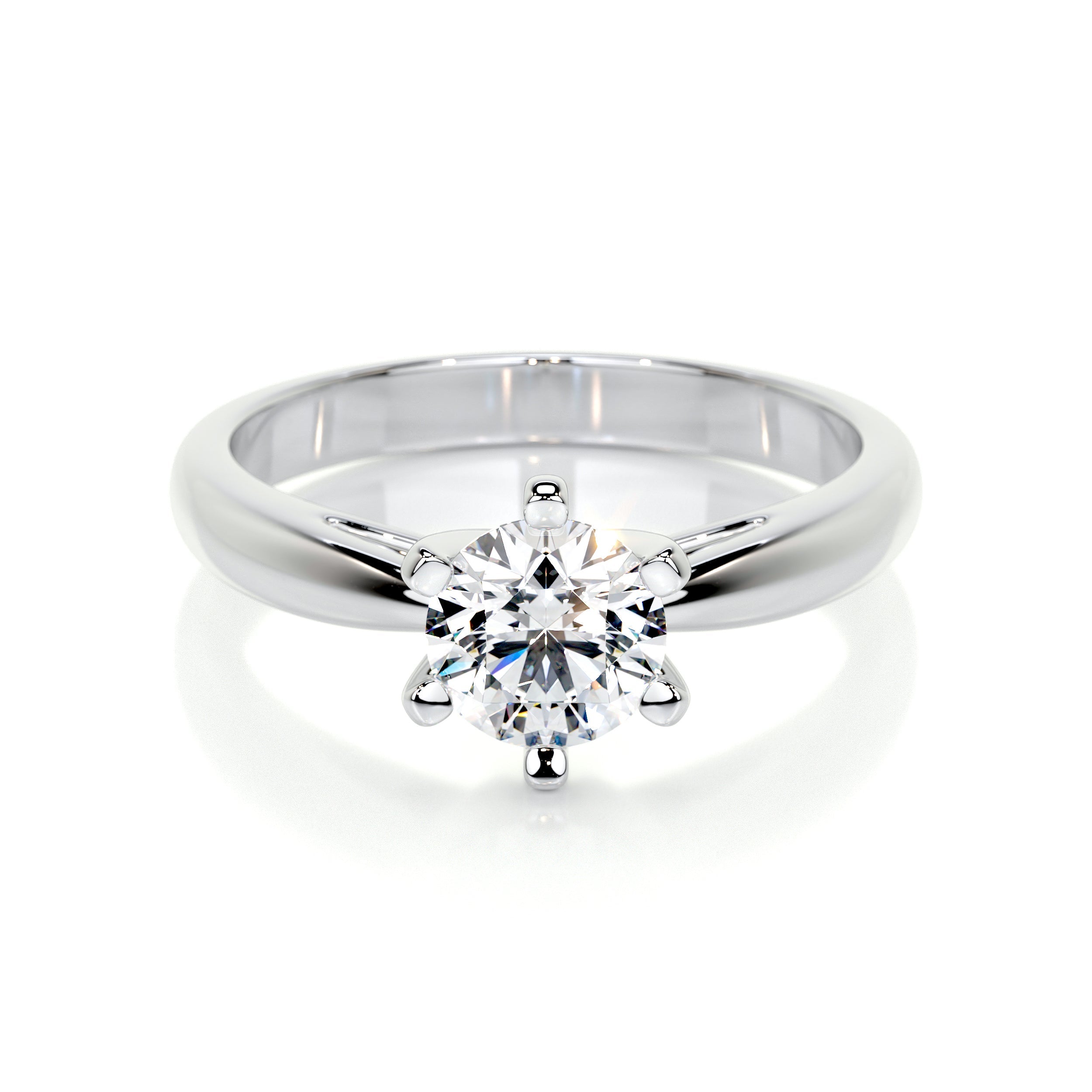 Diana Lab Grown Diamond Ring (0.75 Carat) -14K White Gold