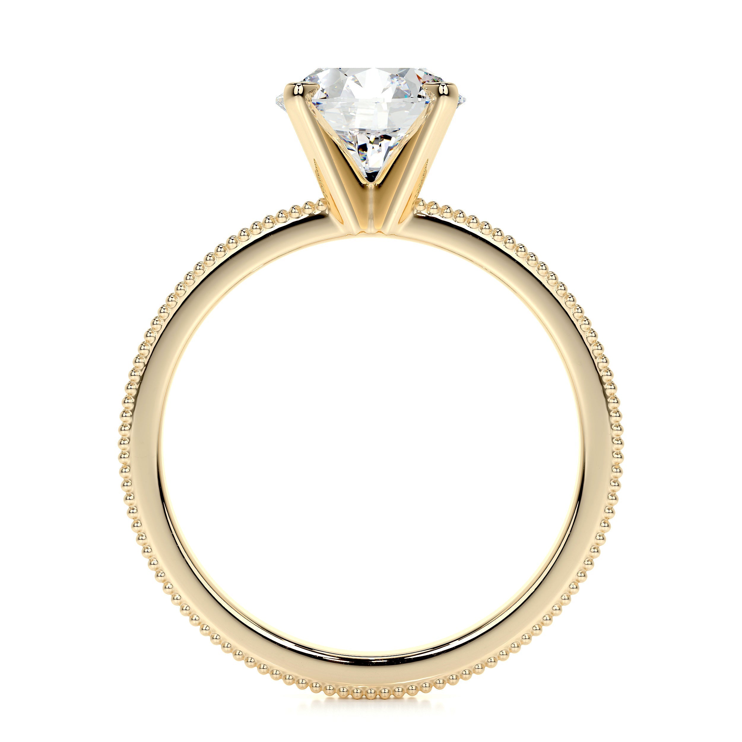 Charlie Lab Grown Diamond Ring (2 Carat) -18K Yellow Gold