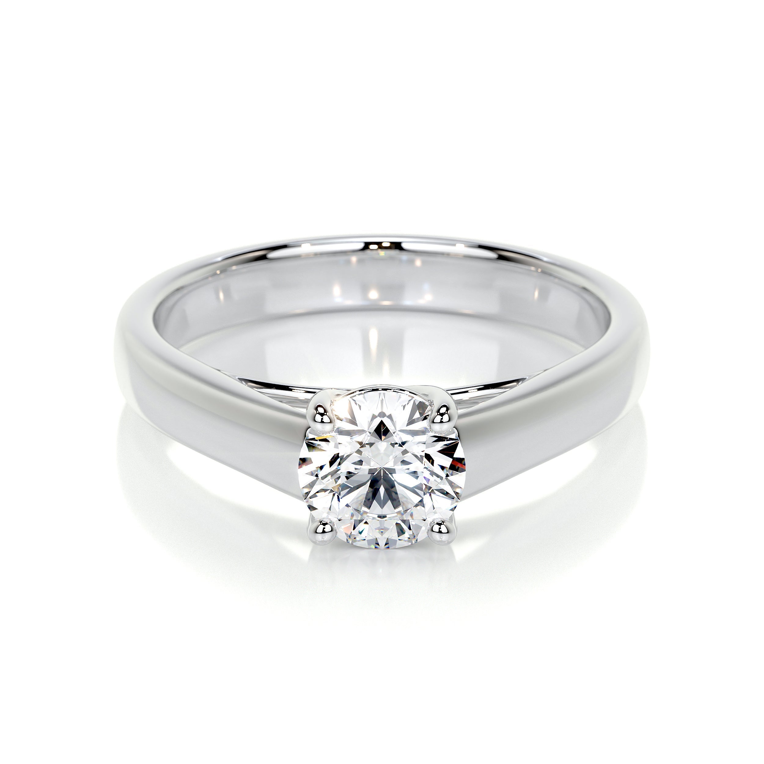 Nola Lab Grown Diamond Ring (0.80 Carat) -14K White Gold