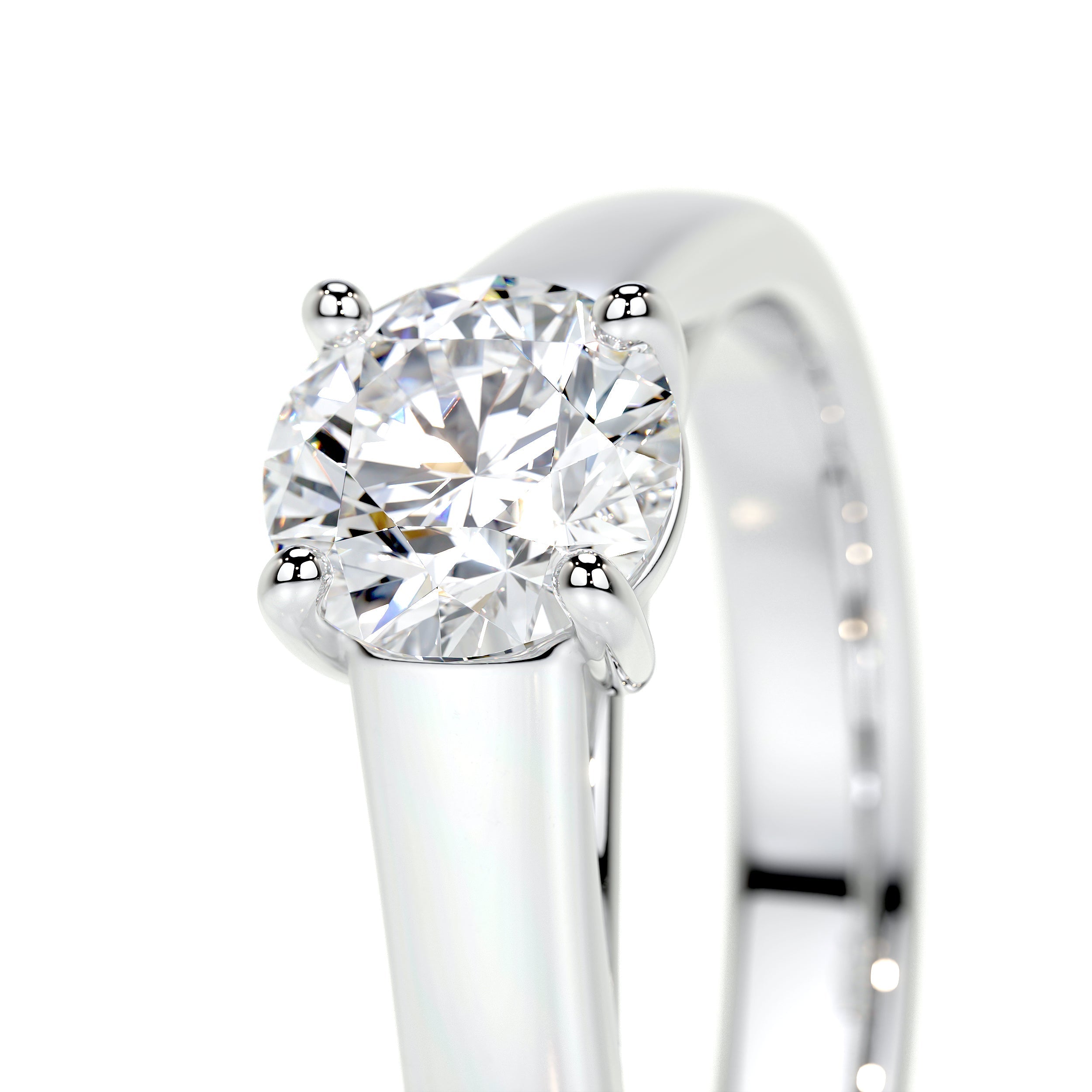 Nola Lab Grown Diamond Ring (0.80 Carat) -14K White Gold