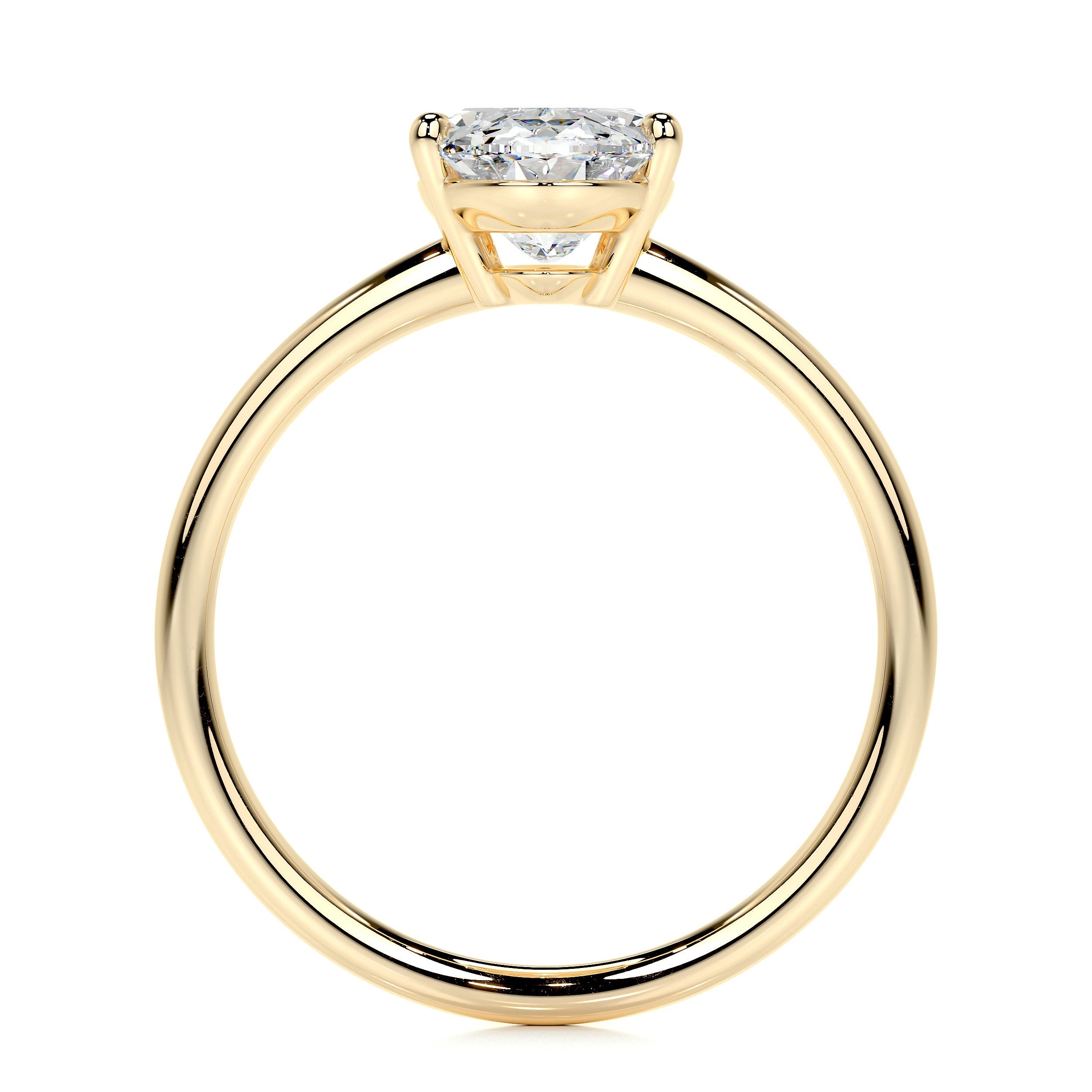 Adaline Lab Grown Diamond Ring   (2 Carat) -18K Yellow Gold (RTS)