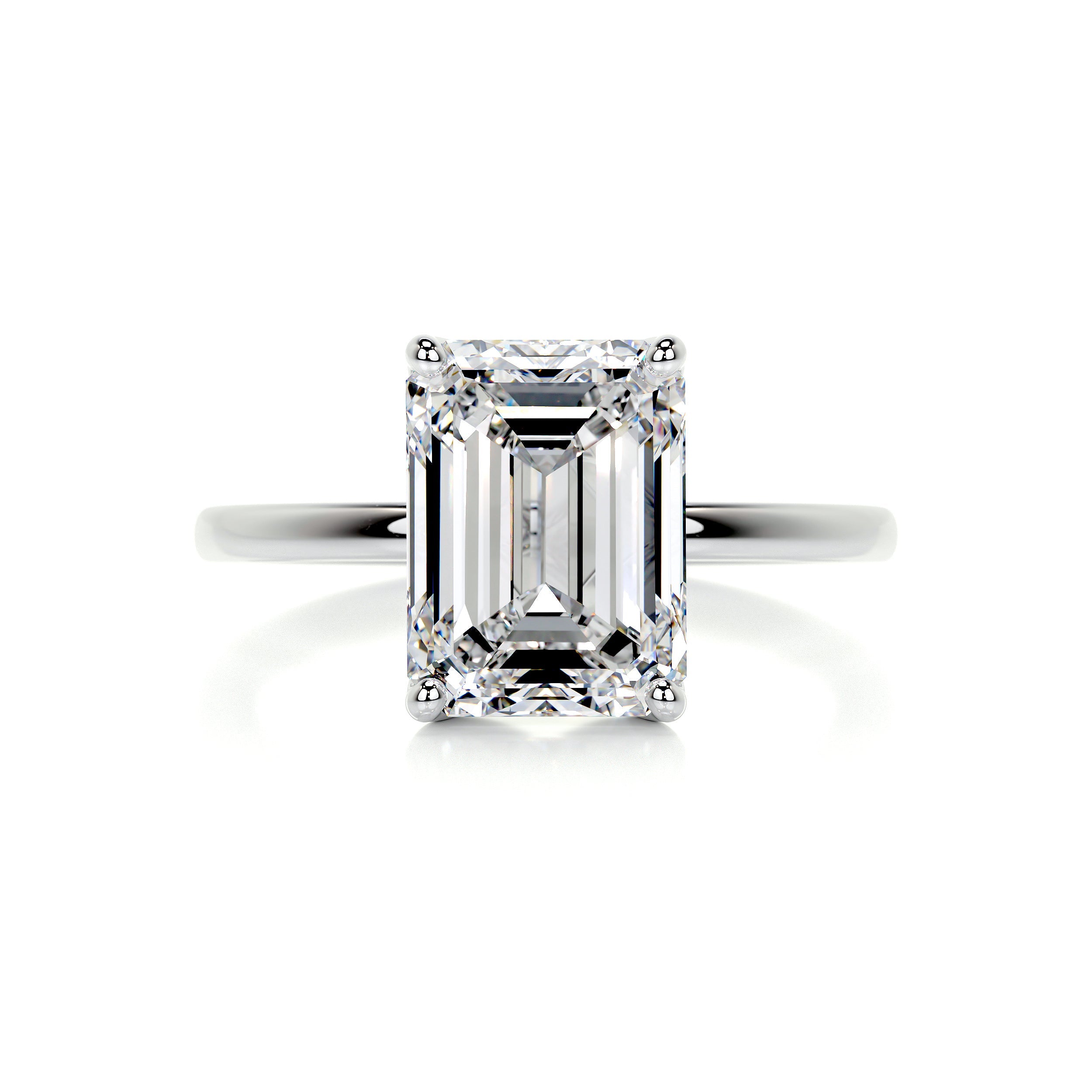 Phoenix Diamond Engagement Ring -14K White Gold - Main Stone 1.55 Carat