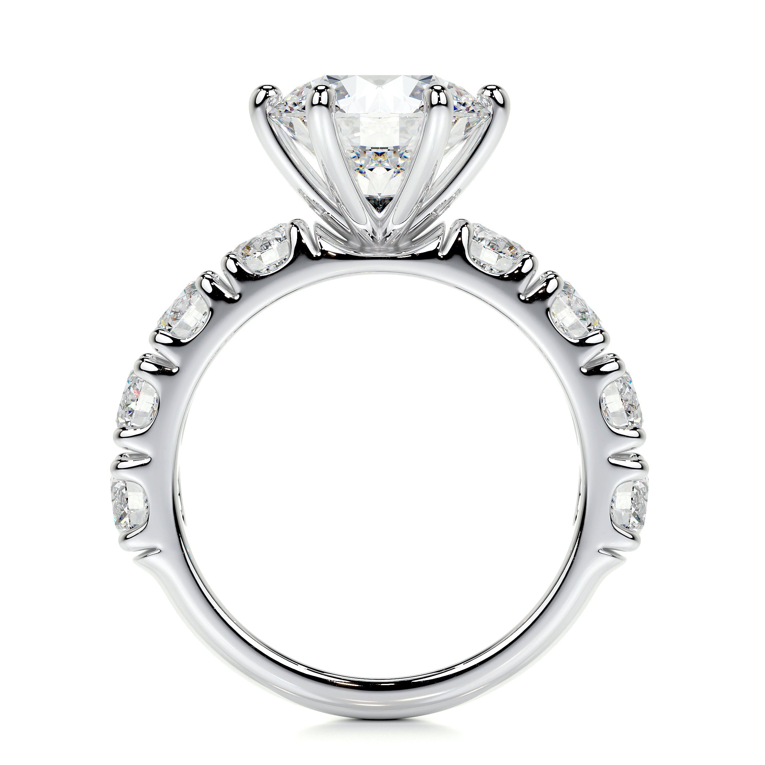 Molly Lab Grown Diamond Ring (3 Carat) -18K White Gold