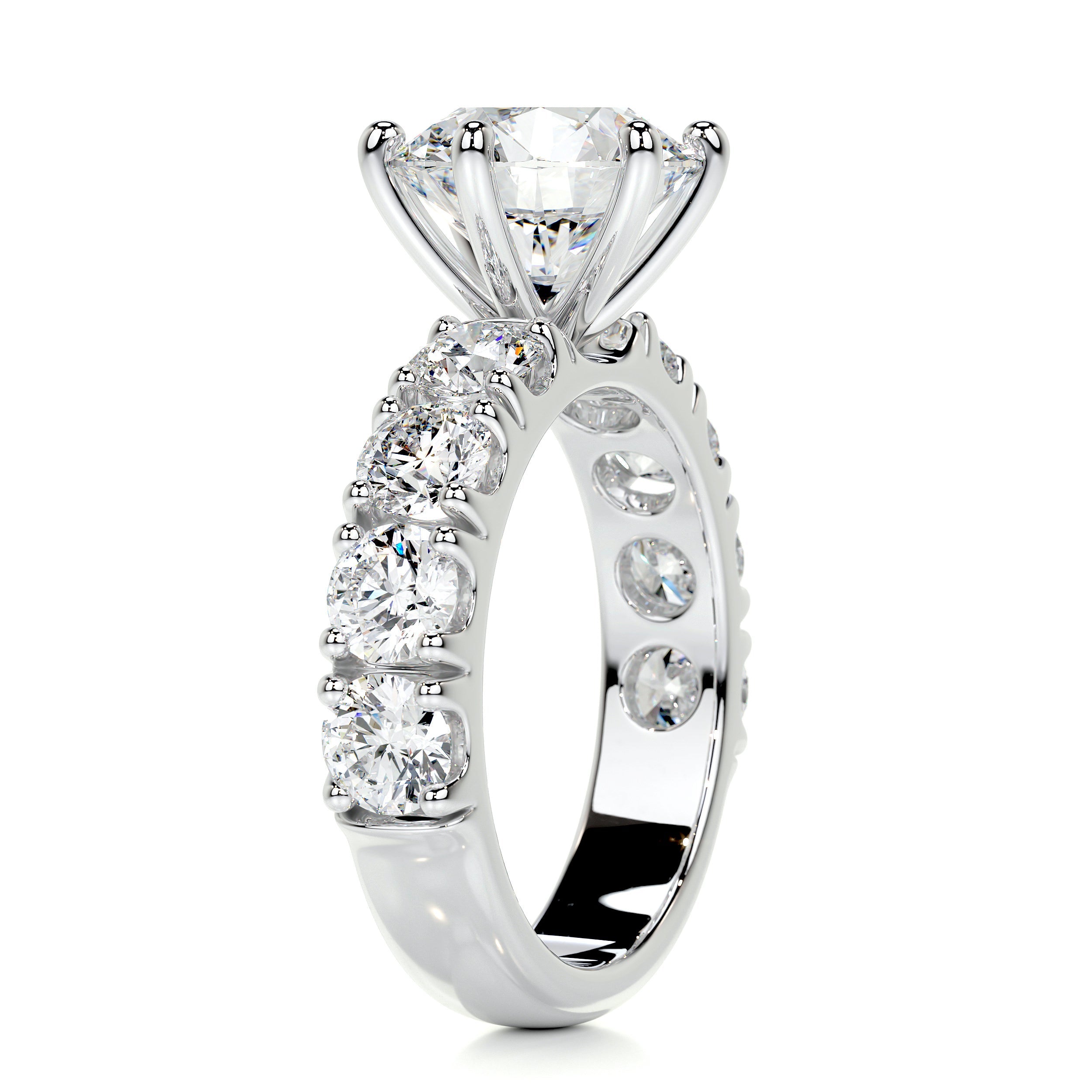Molly Diamond Engagement Ring -Platinum - Main Stone 5.85 Carat