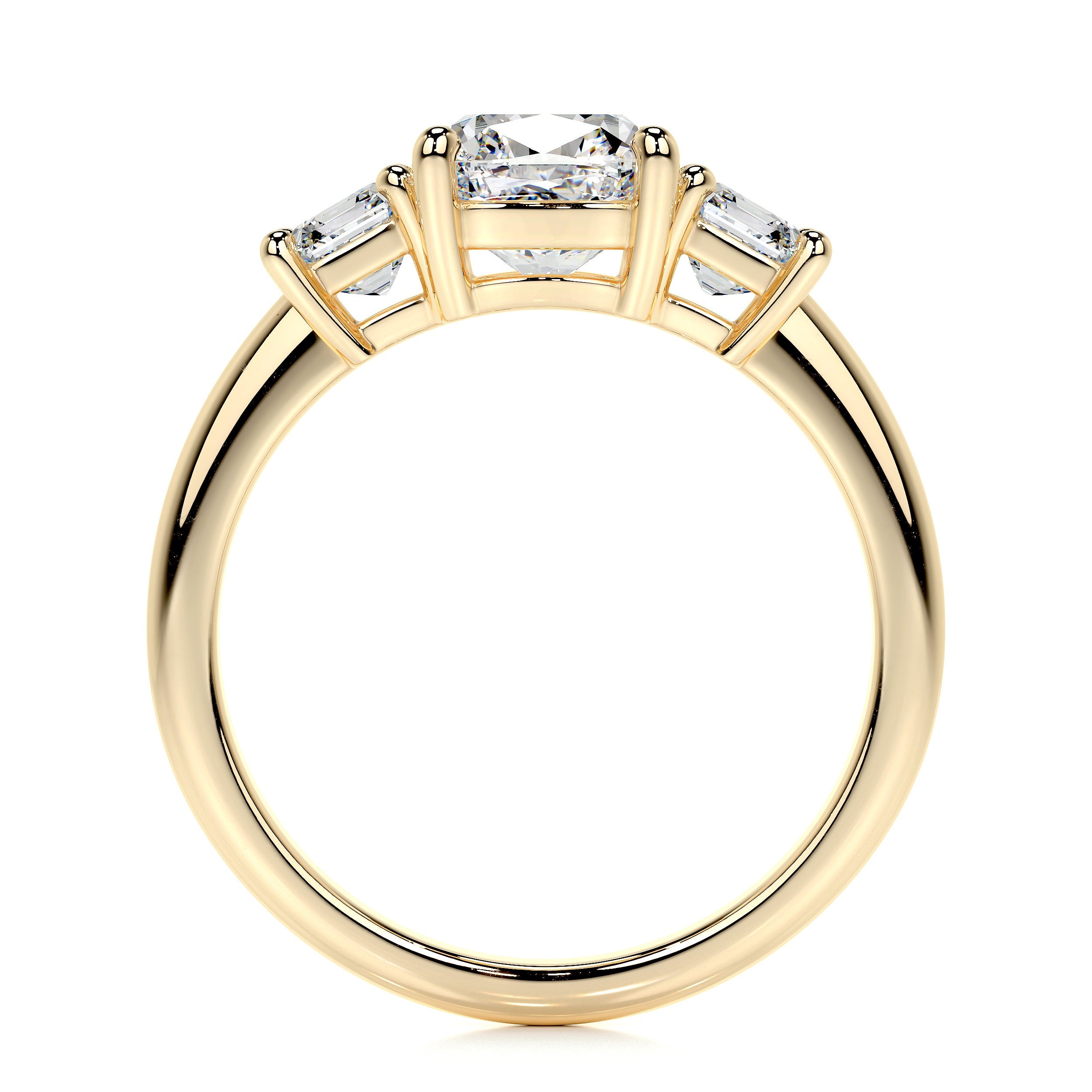 Amanda Lab Grown Diamond Ring -18K Yellow Gold (RTS)