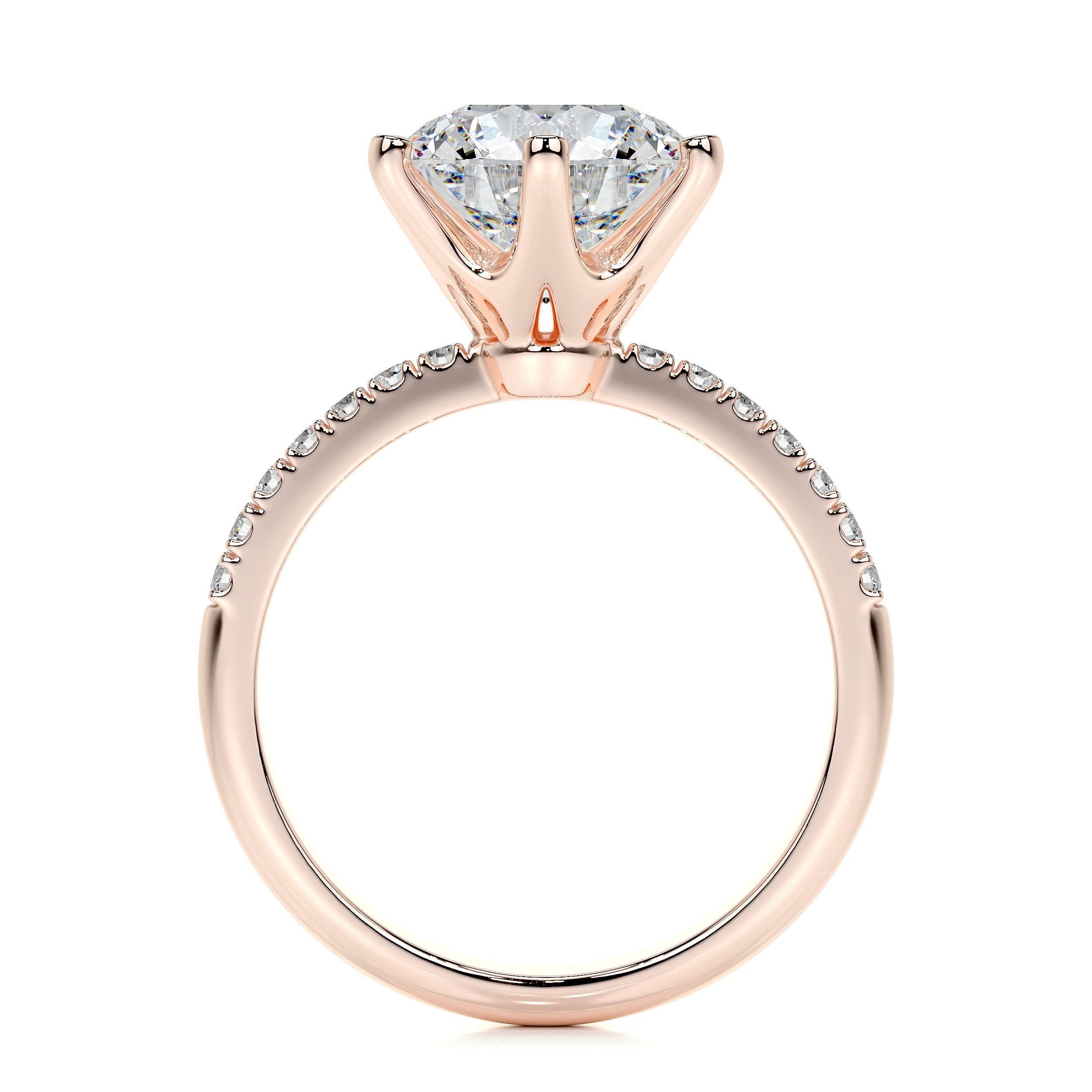 Samantha Lab Grown Diamond Ring -14K Rose Gold (RTS)
