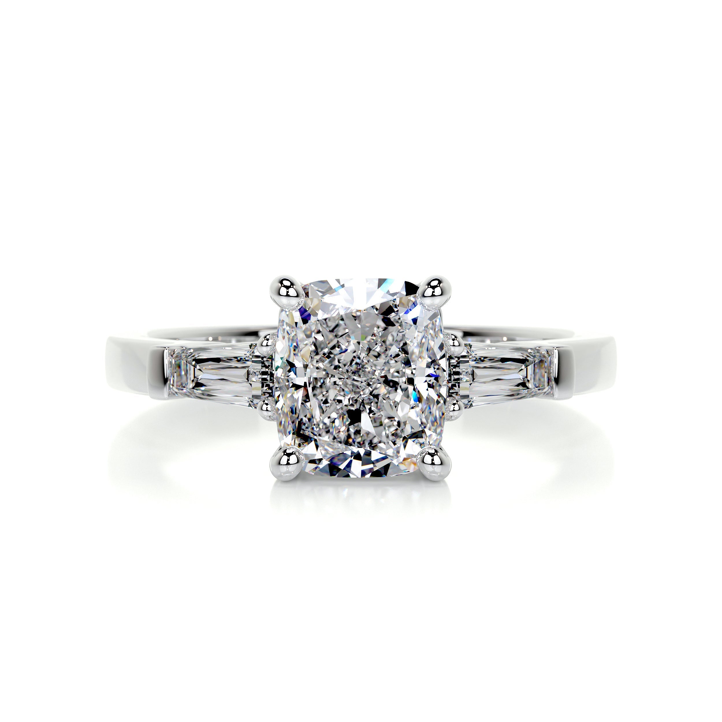 Skylar Diamond Engagement Ring -14K White Gold (RTS)