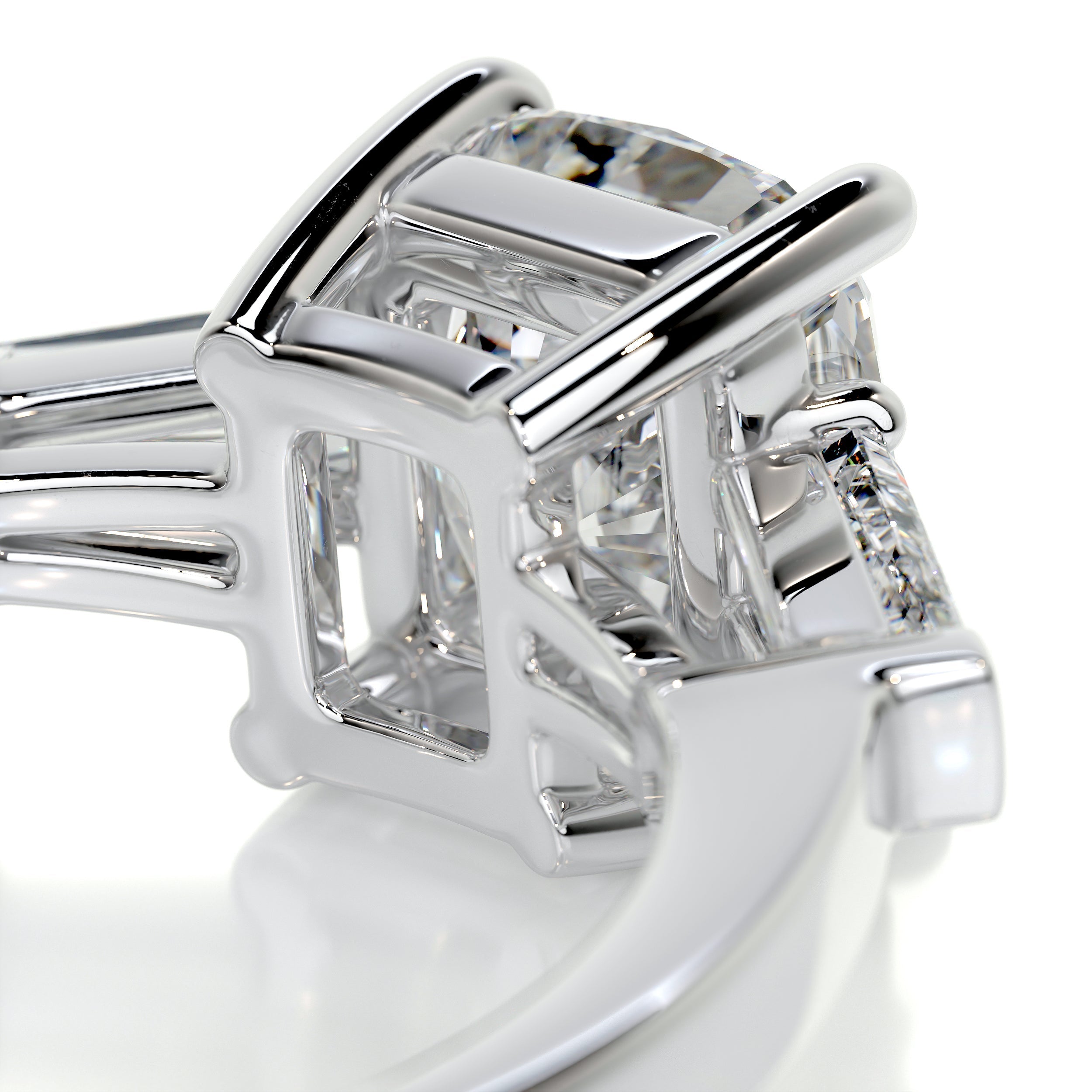Skylar Diamond Engagement Ring -14K White Gold (RTS)
