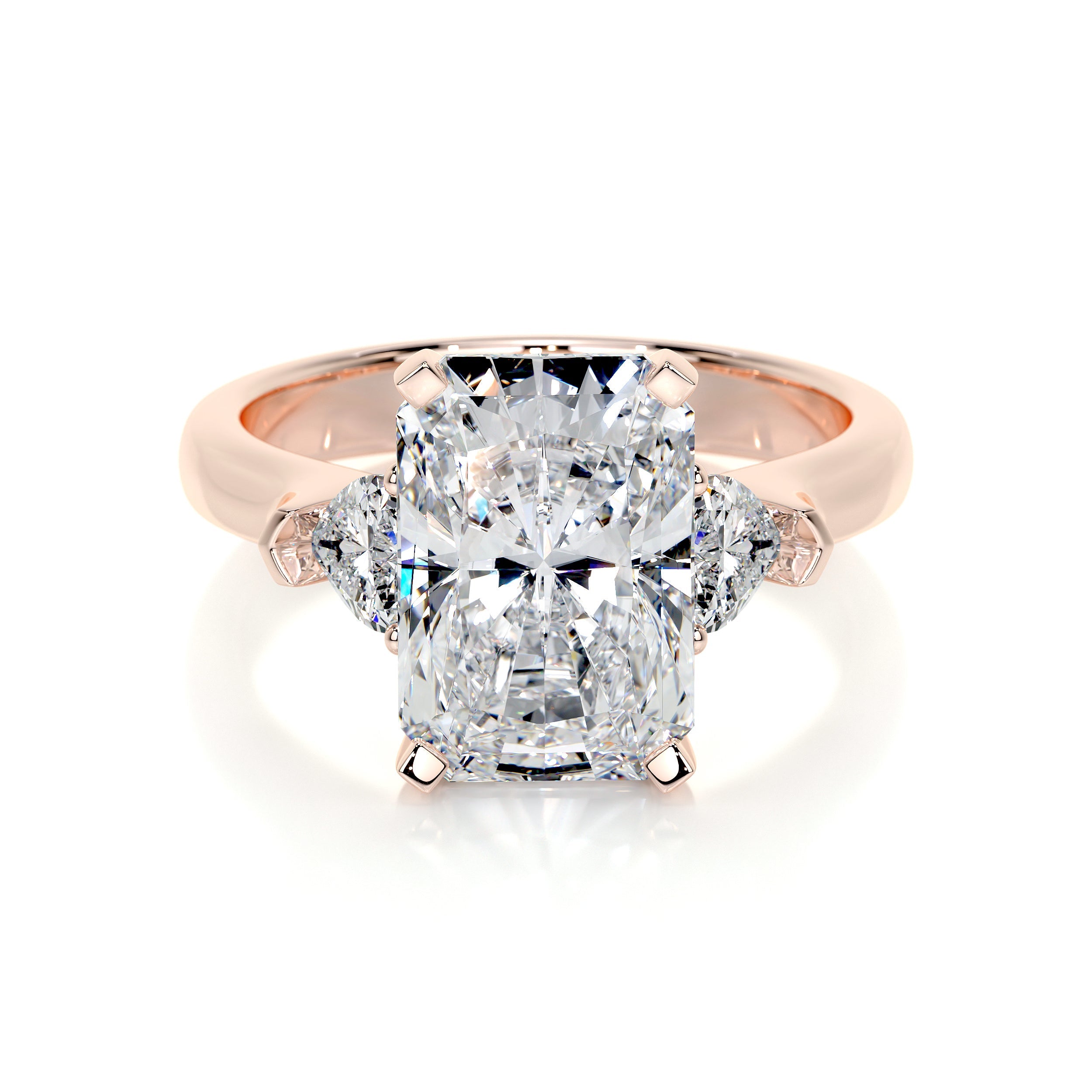 Kamala Lab Grown Diamond Ring -14K Rose Gold (RTS)