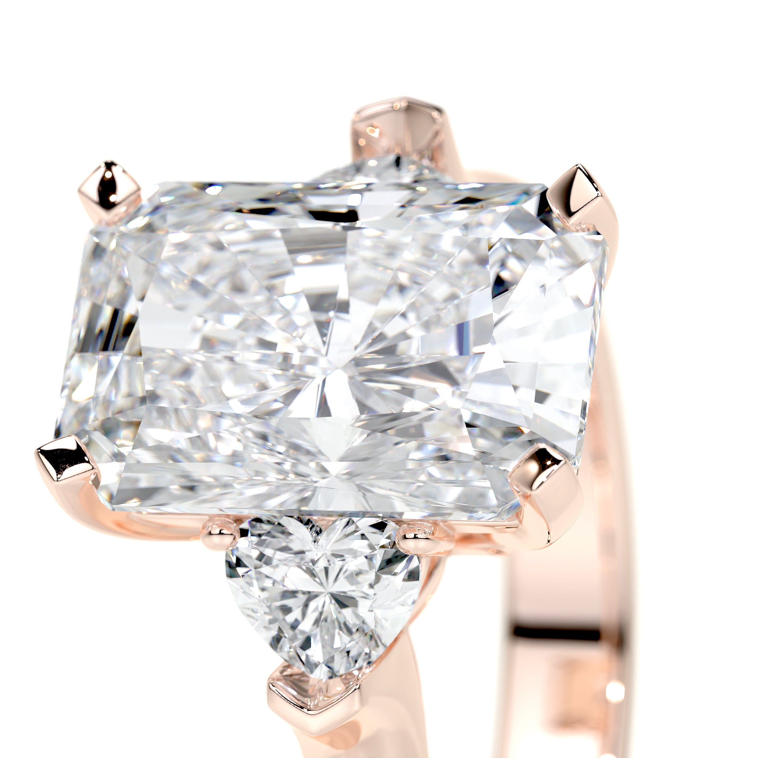 Kamala Lab Grown Diamond Ring -14K Rose Gold (RTS)