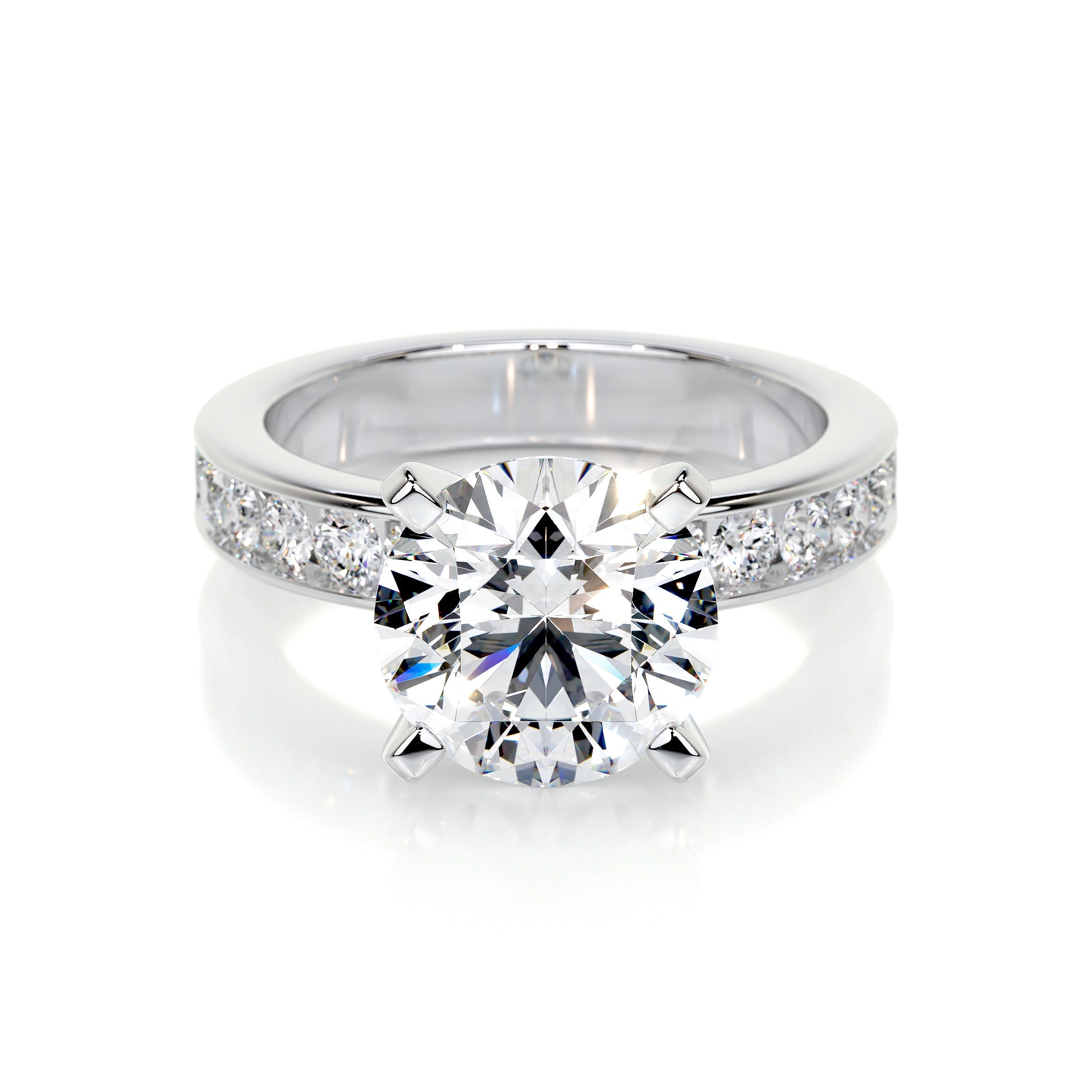Giselle Lab Grown Diamond Ring -14K White Gold (RTS)