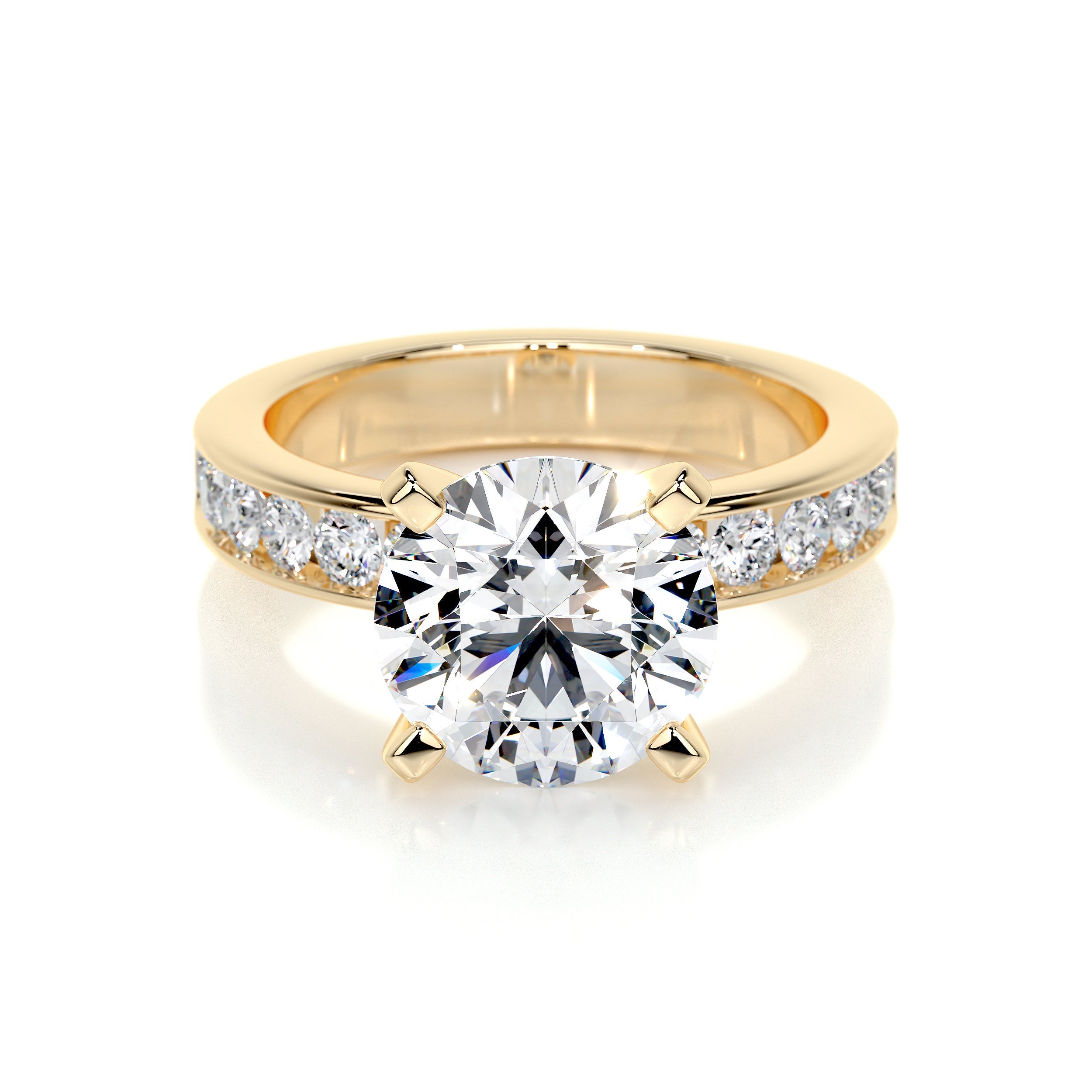 Giselle Lab Grown Diamond Ring -18K Yellow Gold (RTS)