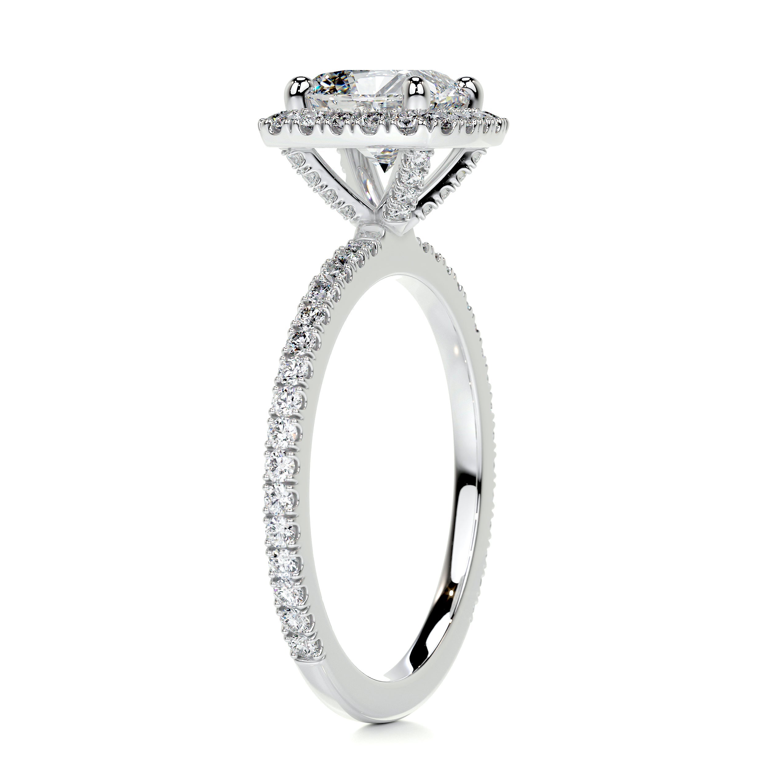 Madison Diamond Engagement Ring -Platinum - Main Stone 1.5 Carat
