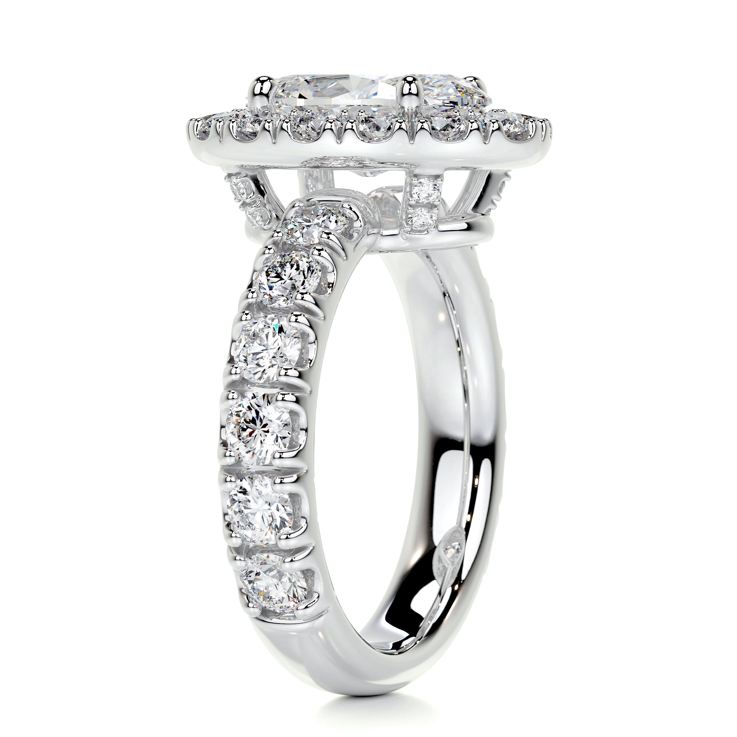 Maya Diamond Engagement Ring -14K White Gold (RTS)